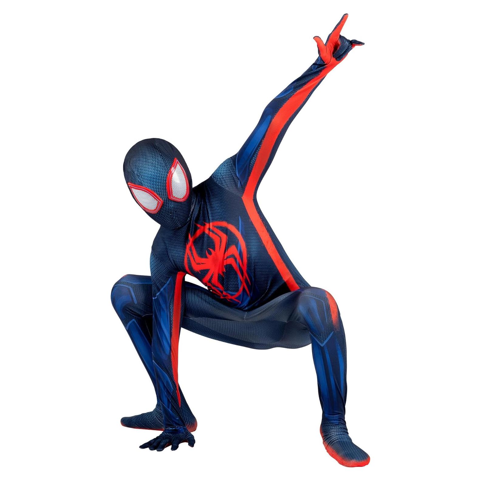 Traje Oficial Juvenil Deluxe Zentai Marvel Miles Morales