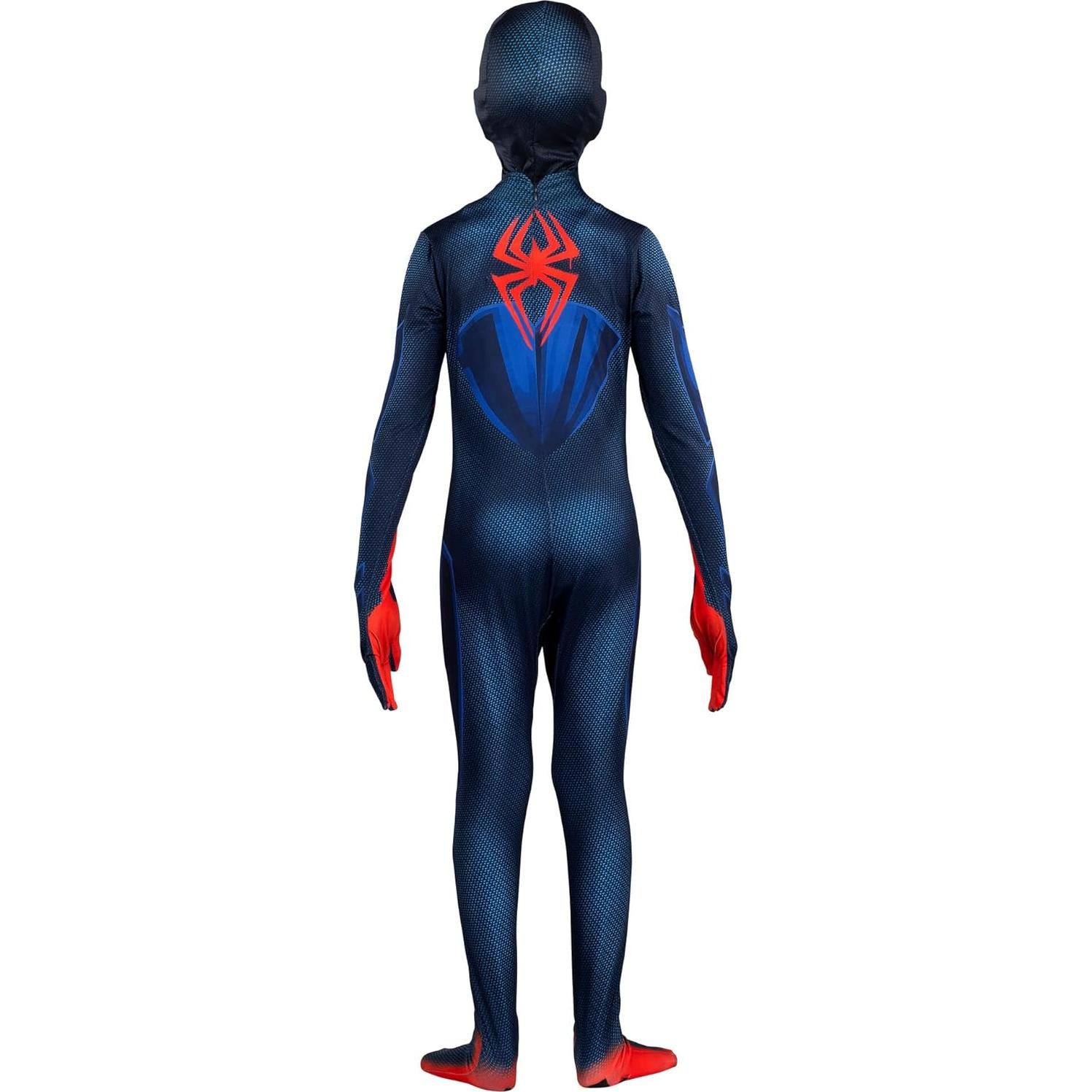 Traje Oficial Juvenil Deluxe Zentai Marvel Miles Morales