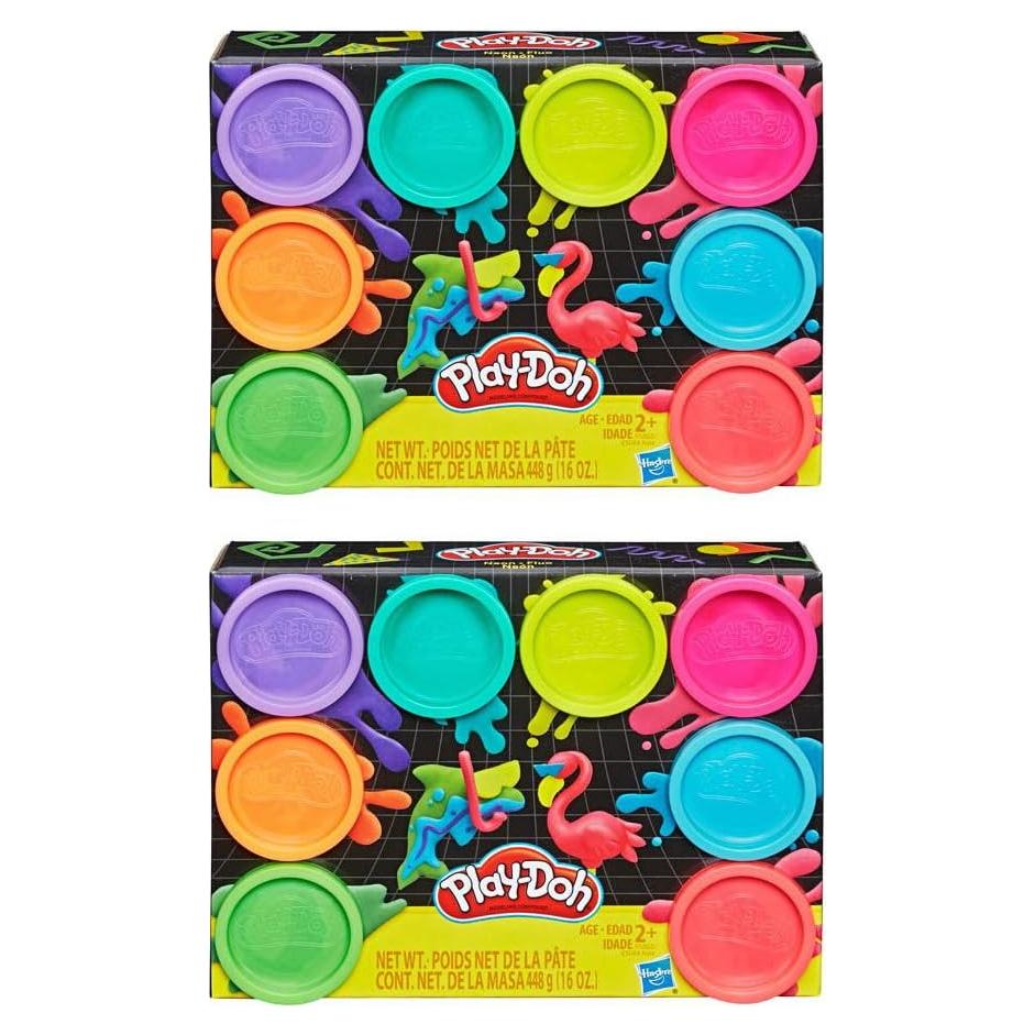Paquete de 8 Play-Doh PD 2 oz No Tóxico Varios Colores