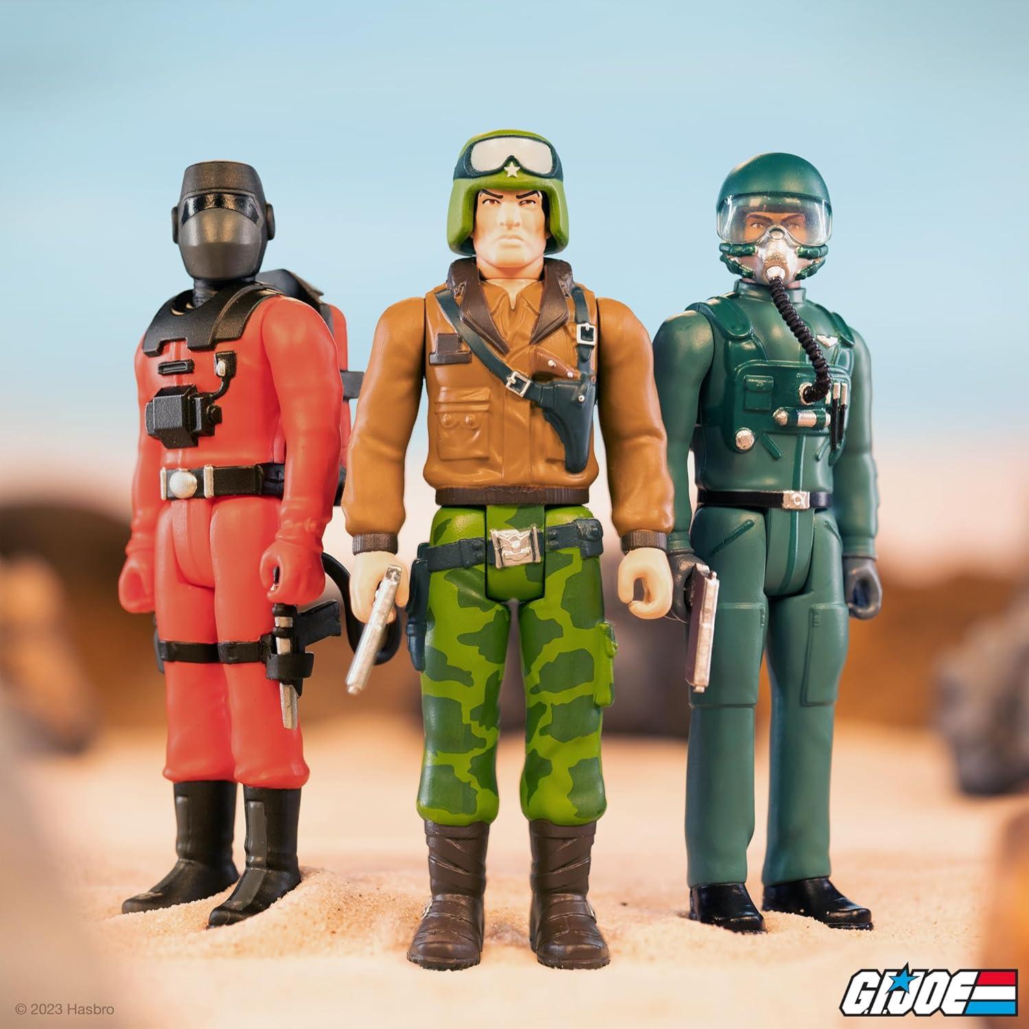 Figura de Acción G.I. Joe Super7 Piloto con Accesorios