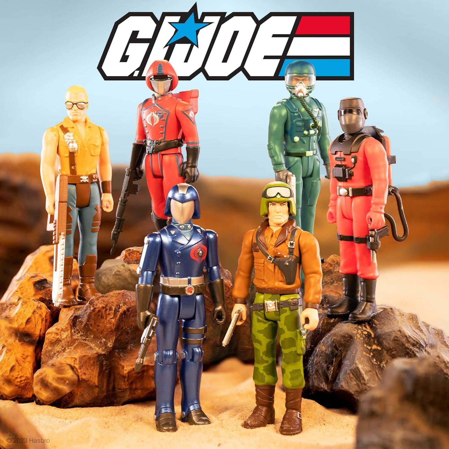 Figura de Acción G.I. Joe Super7 Piloto con Accesorios