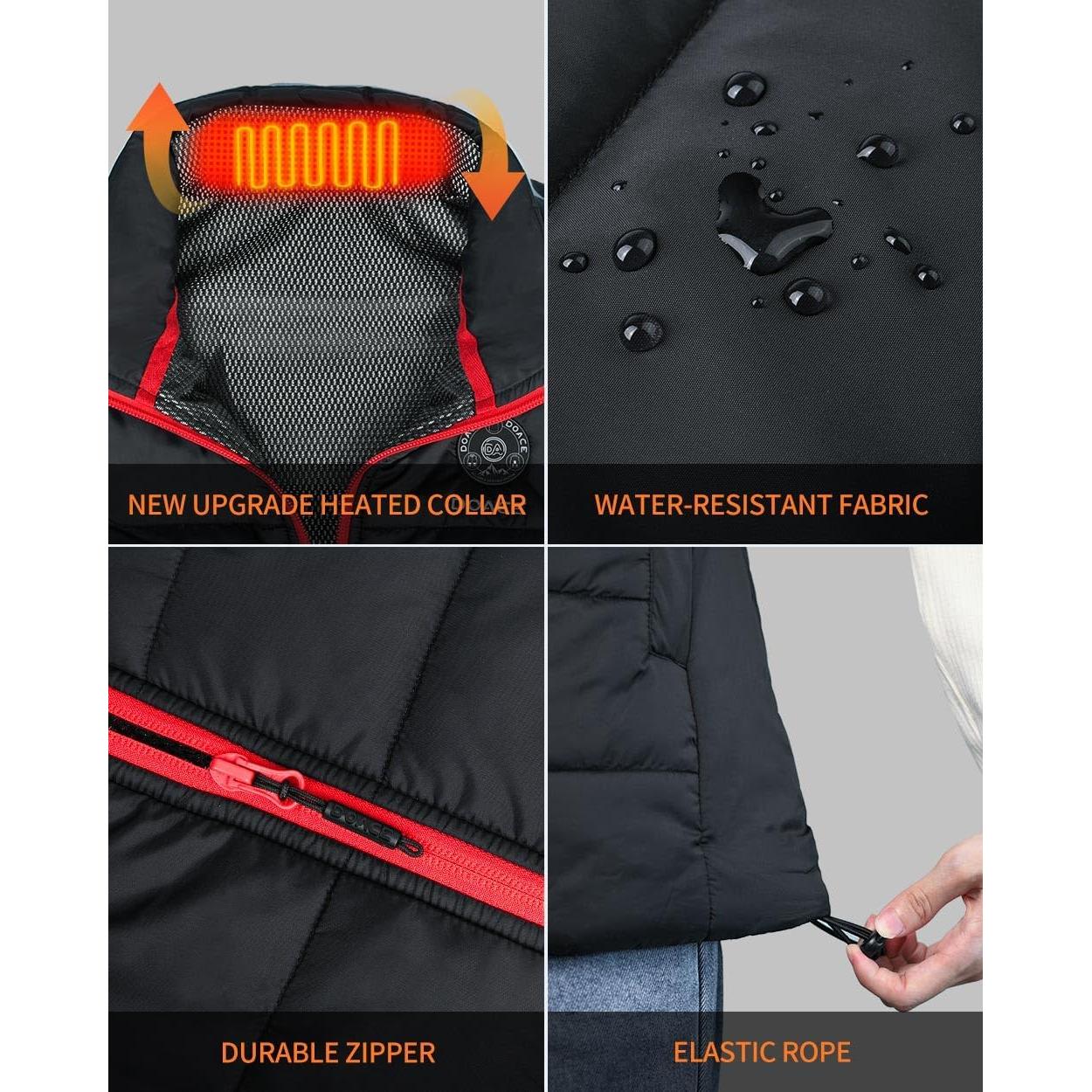 Chaleco Térmico DOACE Unisex Eléctrico Recargable 8 Zonas