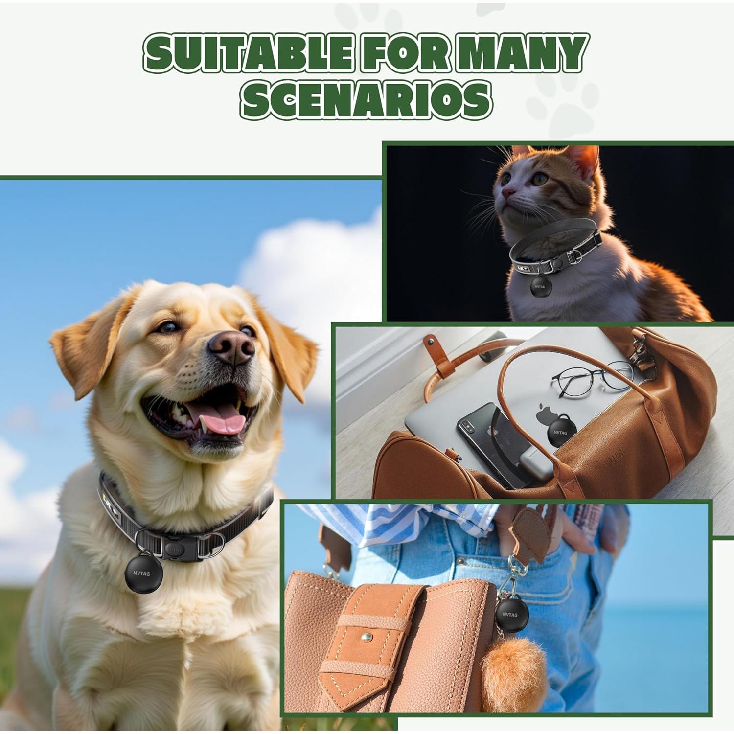 Collar GPS para Perros Zoifada - Ajustable 30-41 cm, Resistente al Agua