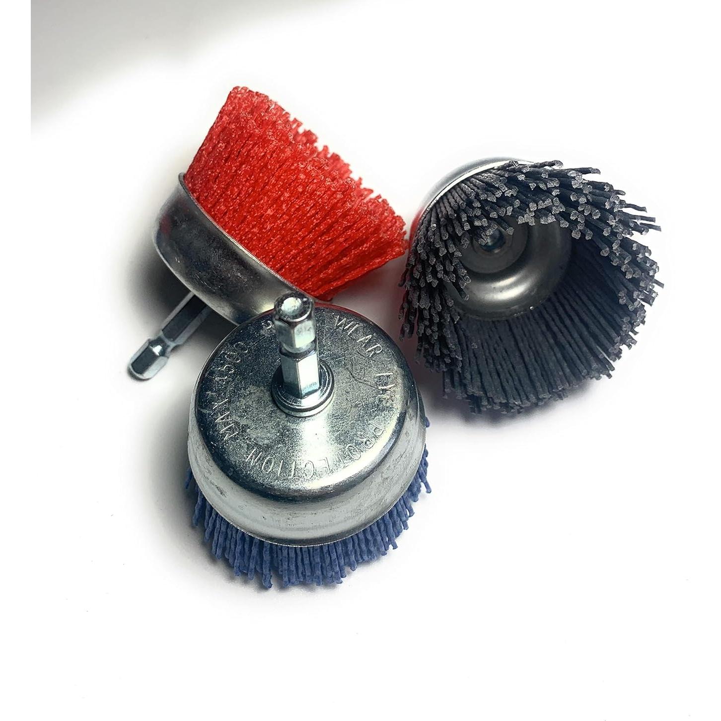 Set de cepillos abrasivos de nylon Signi 12 piezas 2.5"