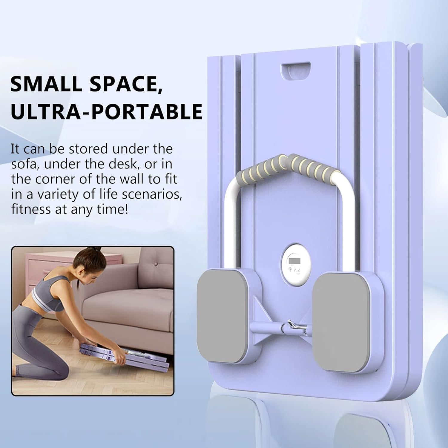 Tabla de Pilates Pafal PFABR113 Multifuncional Púrpura