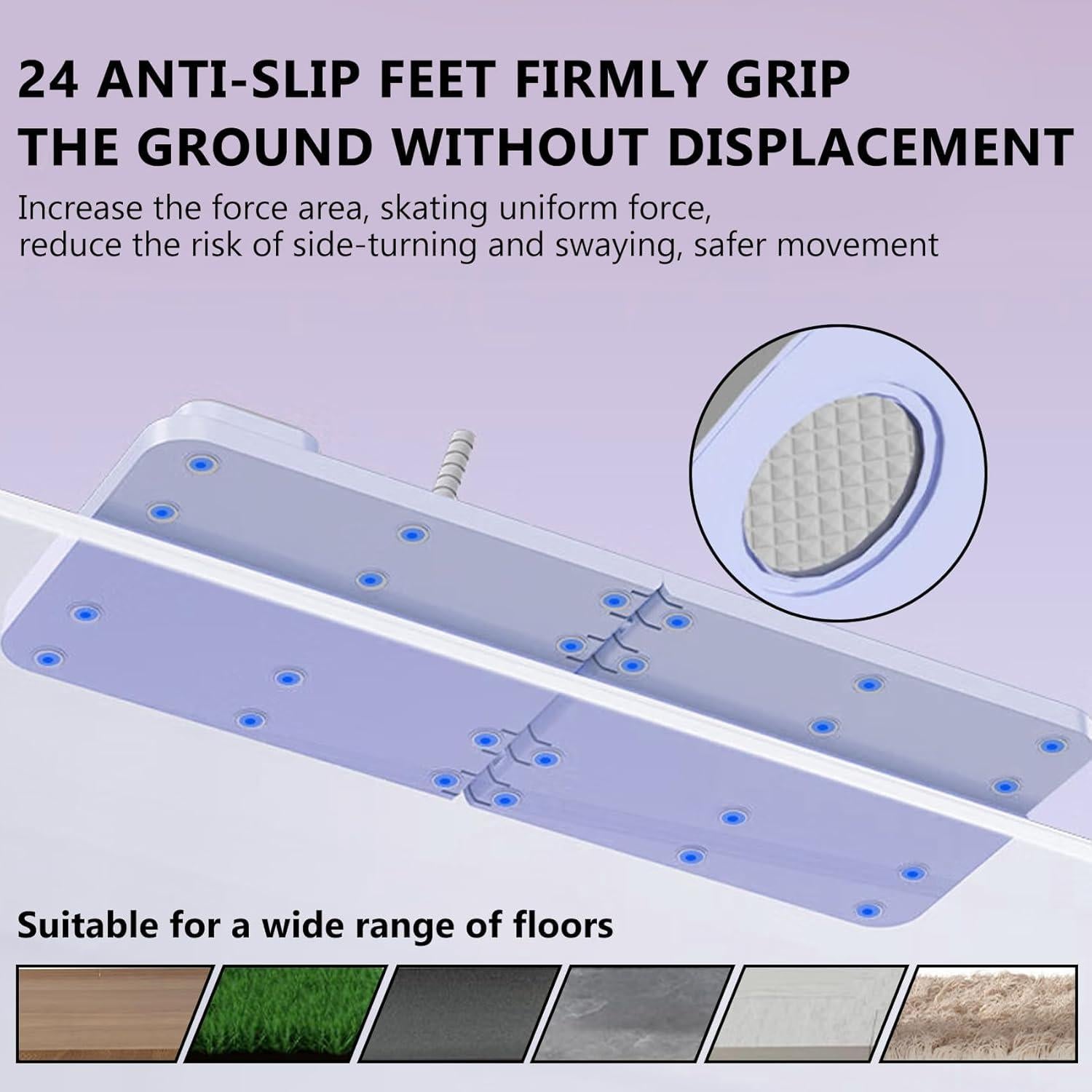 Tabla de Pilates Pafal PFABR113 Multifuncional Púrpura