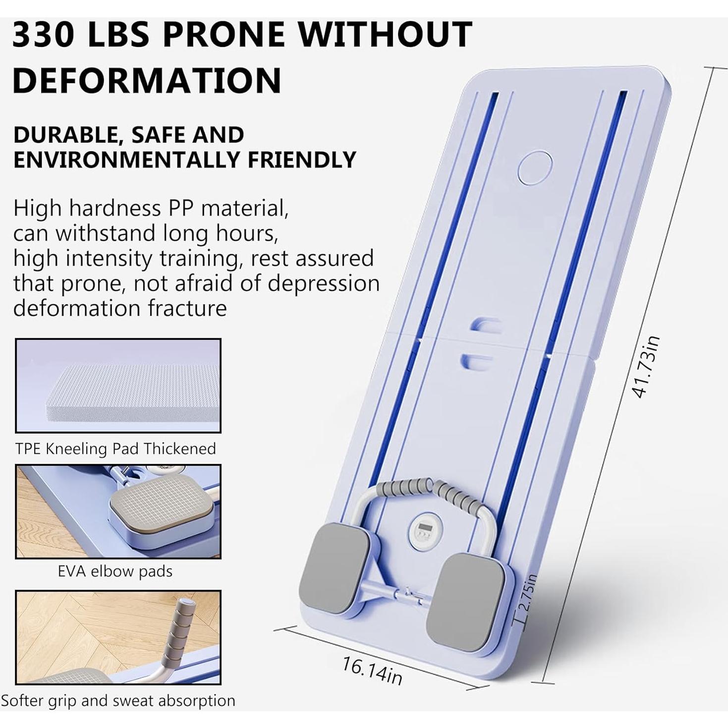 Tabla de Pilates Pafal PFABR113 Multifuncional Púrpura