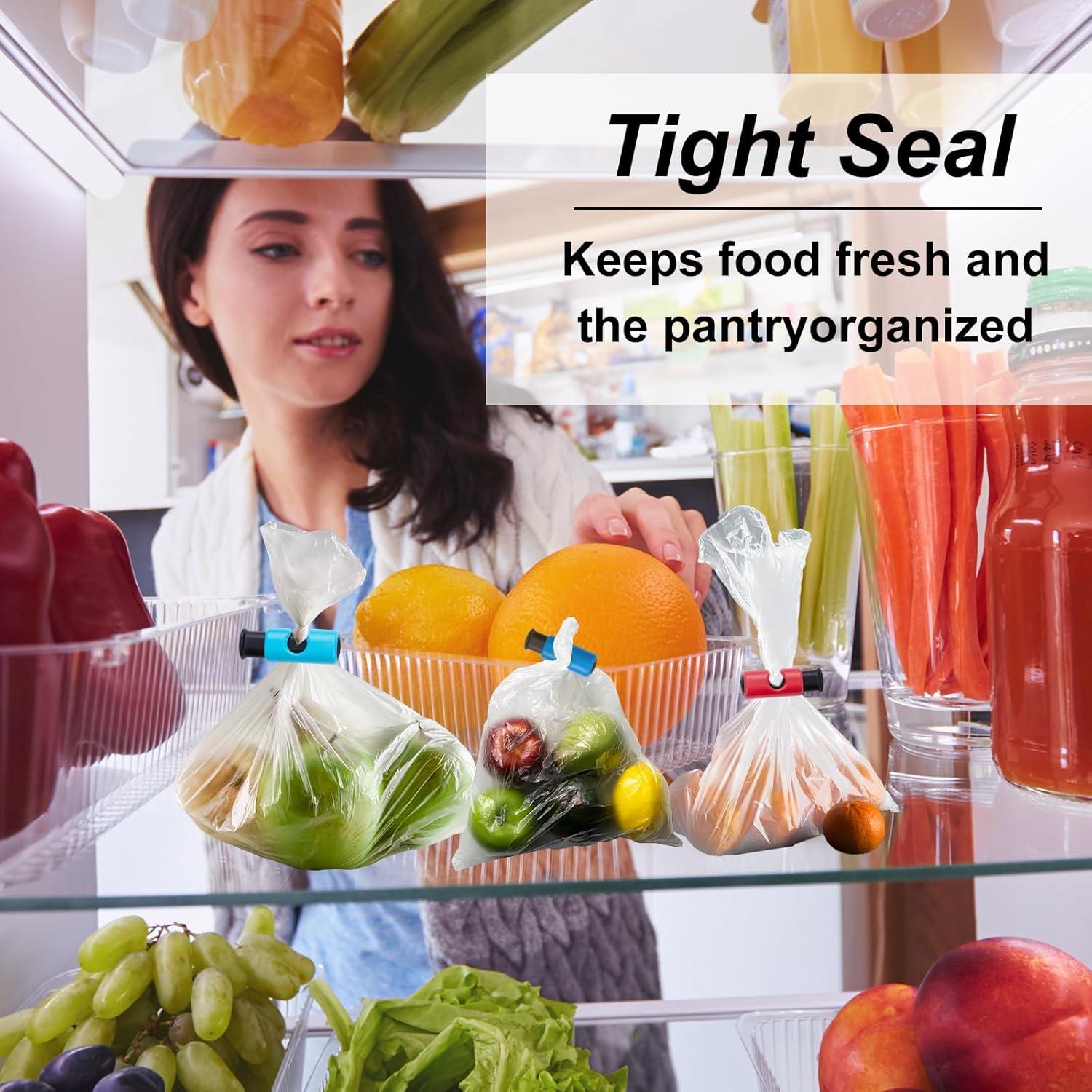 Clip de Bolsa Randota 6 Piezas para Alimentos Reutilizables