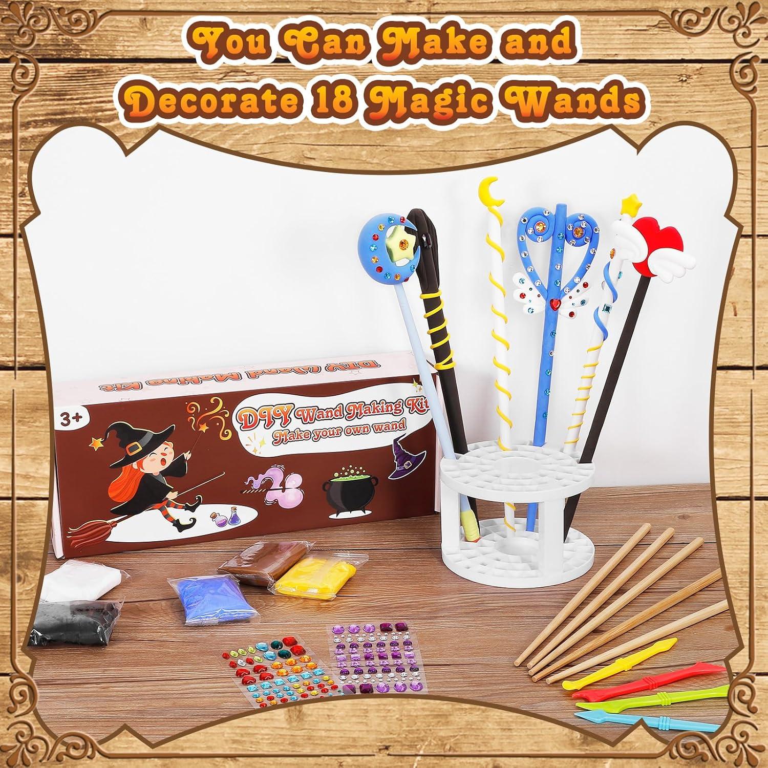 Kit de Varitas Mágicas DIY EnchantZone - 18 Varitas y Accesorios