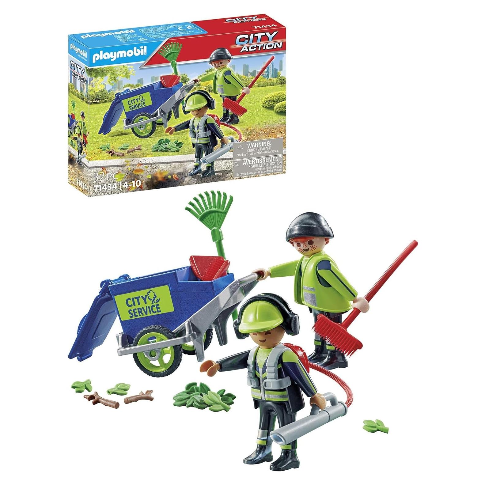 PLAYMOBIL Equipo de Limpieza 71434 Set 32 Piezas