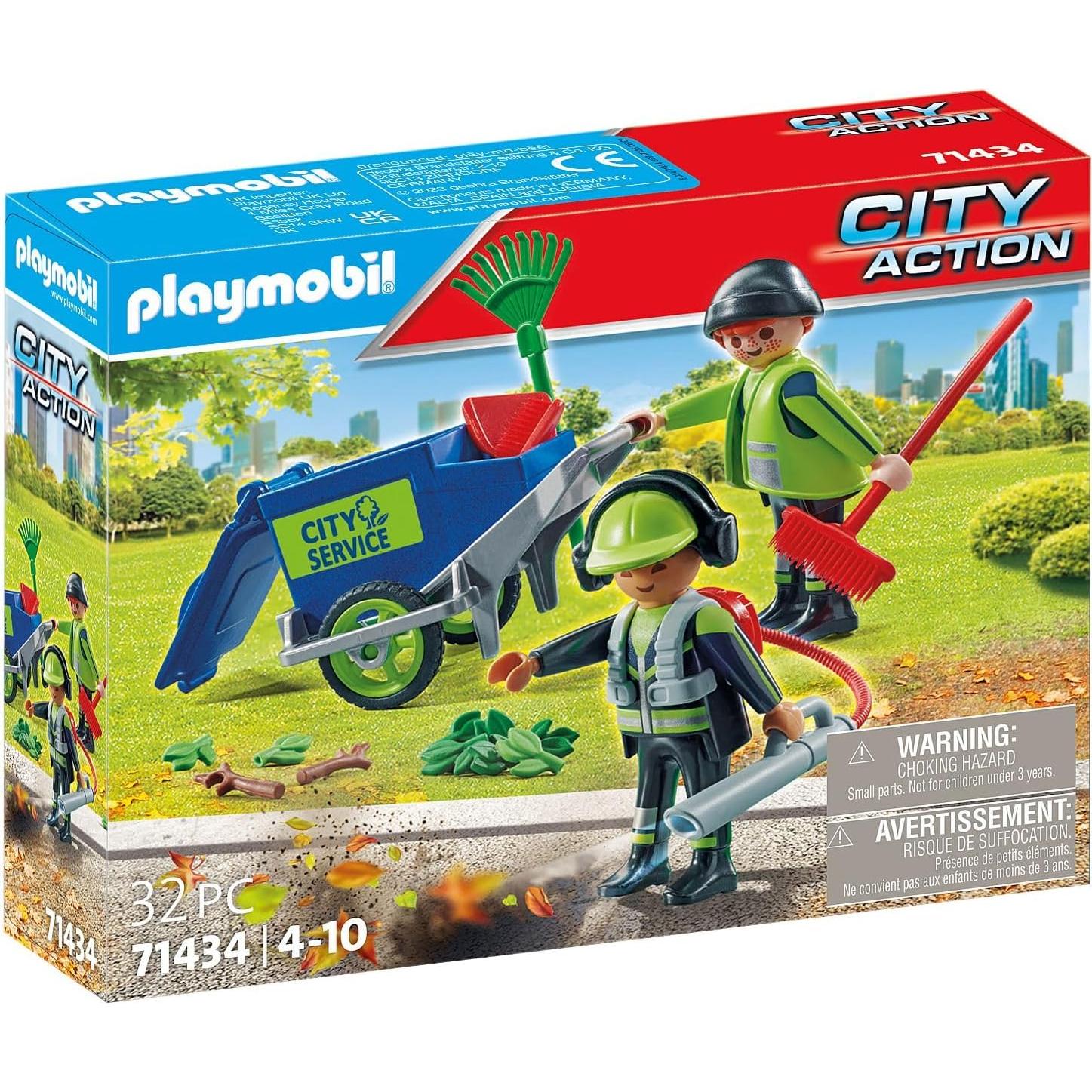 PLAYMOBIL Equipo de Limpieza 71434 Set 32 Piezas