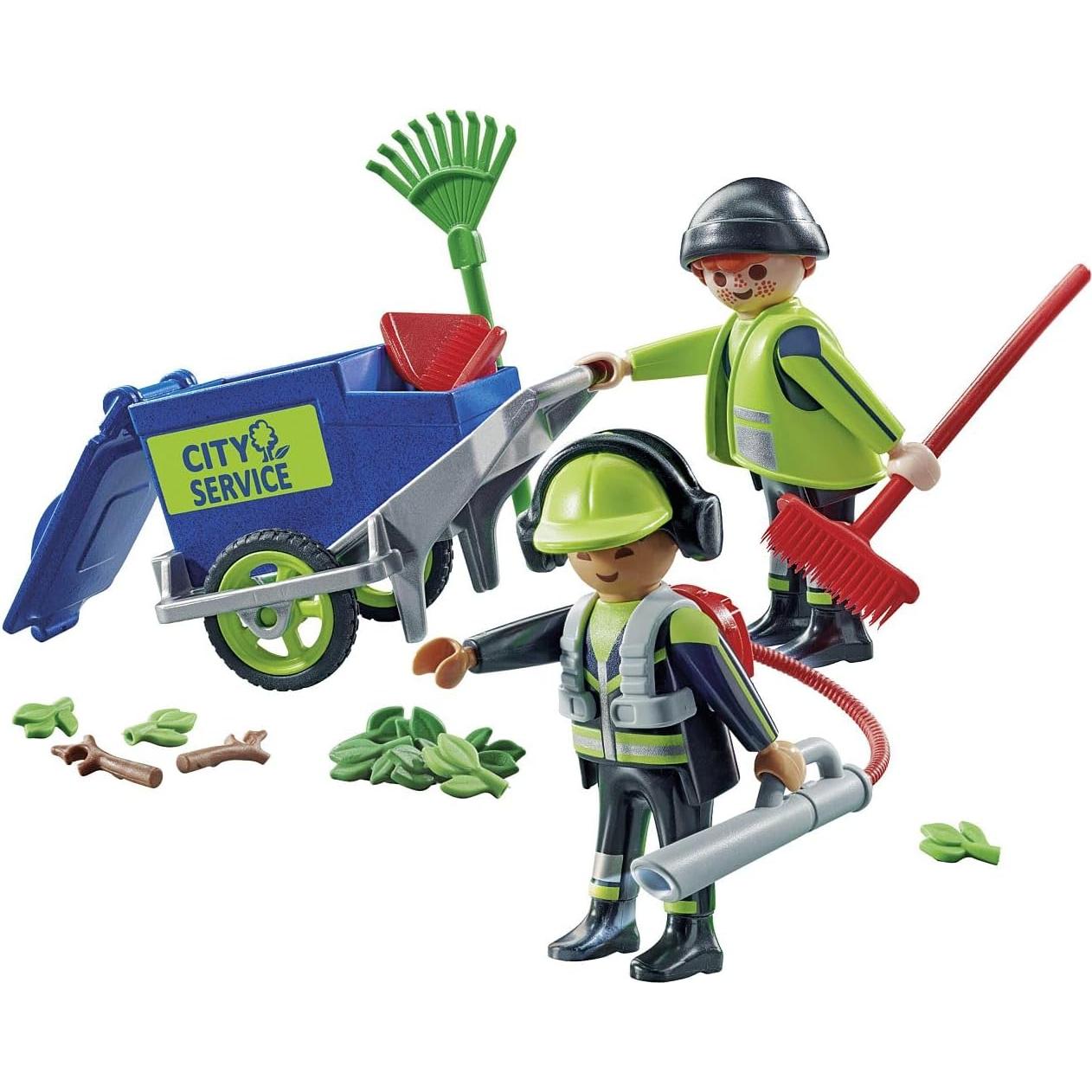PLAYMOBIL Equipo de Limpieza 71434 Set 32 Piezas