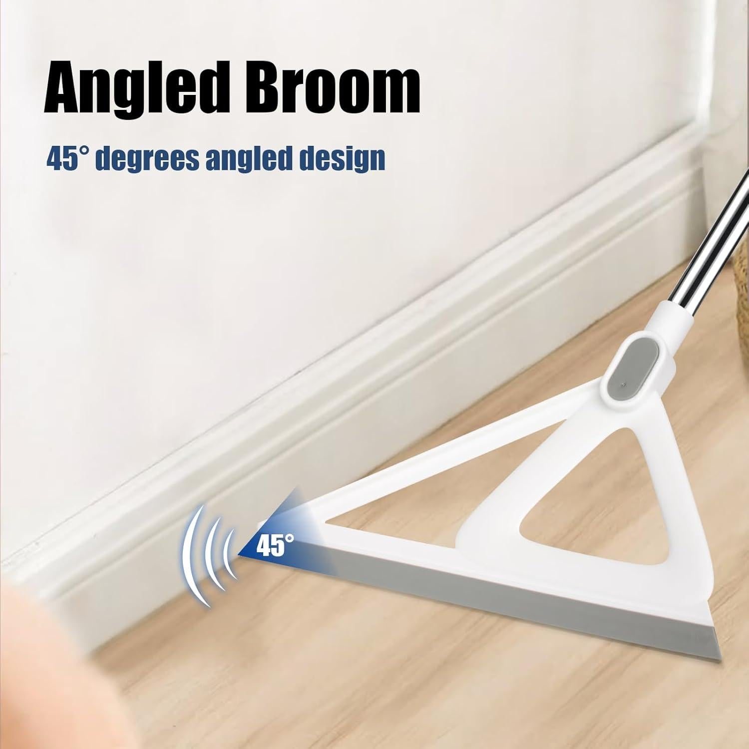 Escoba de Silicona Multifuncional XXFLOWER 139.7 cm Blanca