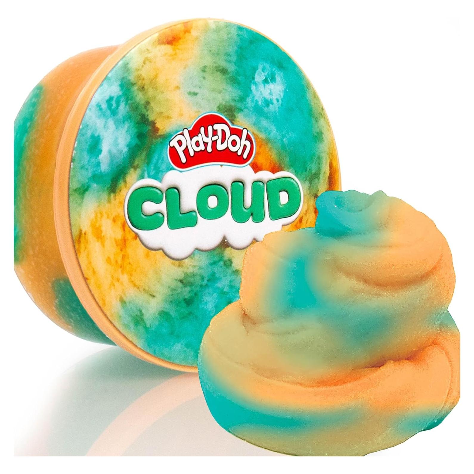 Play-Doh Nube Aroma Coco Verde Azulado Naranja 170 g