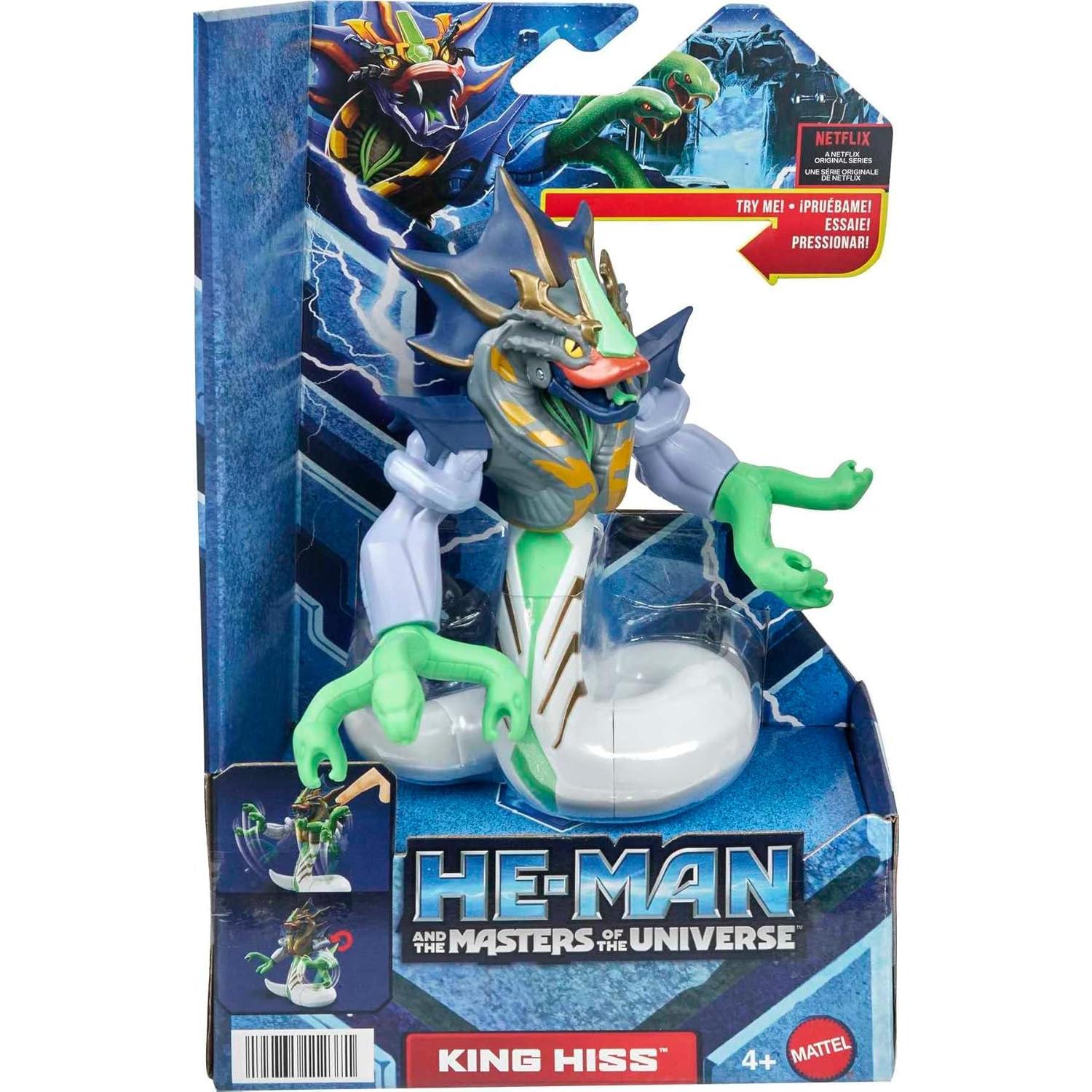 Figura de Acción He-Man Rey Hiss Mattel 13.9 cm Posable