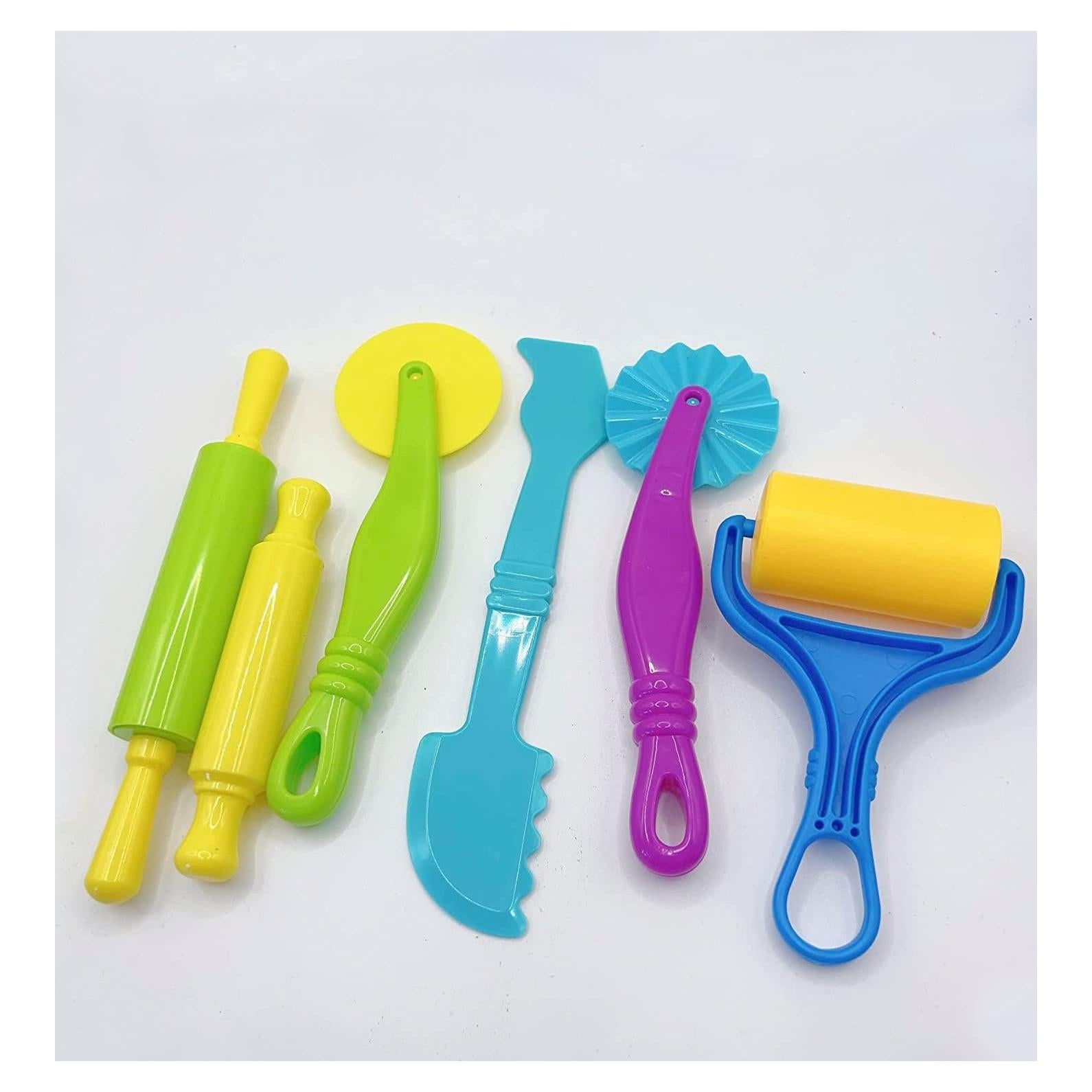 Juego de Herramientas de Arcilla AOIRFUQ 6 Piezas Niños