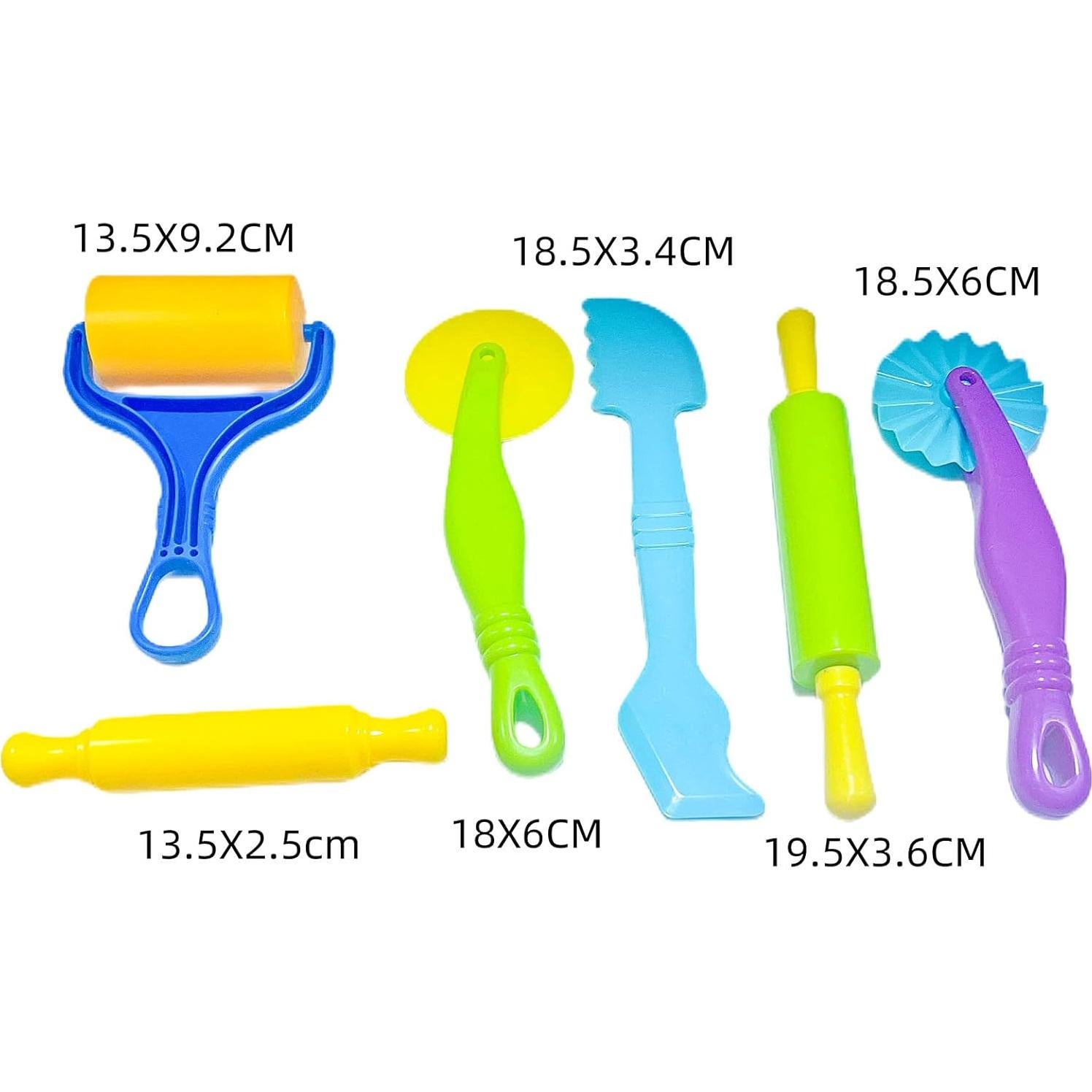 Juego de Herramientas de Arcilla AOIRFUQ 6 Piezas Niños