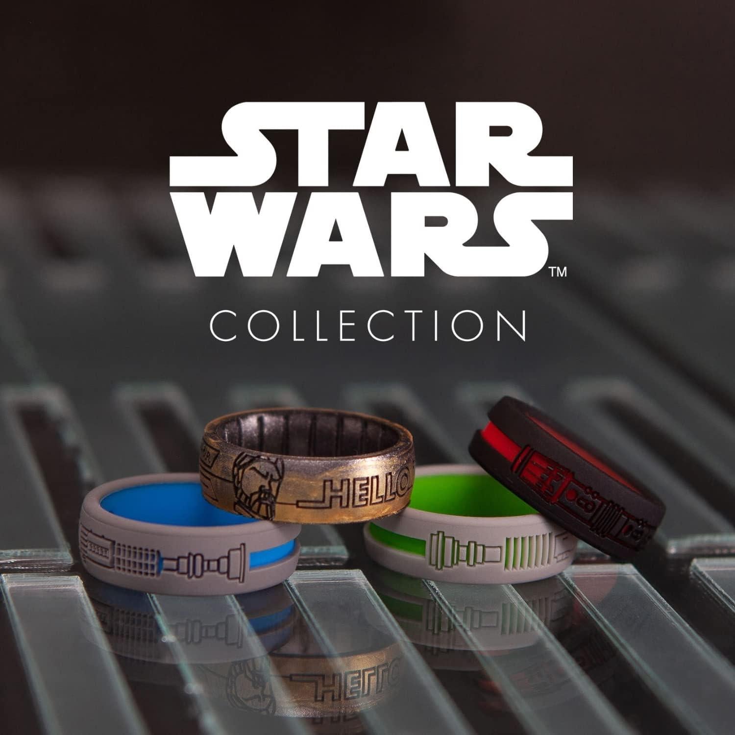 Anillo de Silicona Doble Tono Enso Rings Star Wars Darth Maul