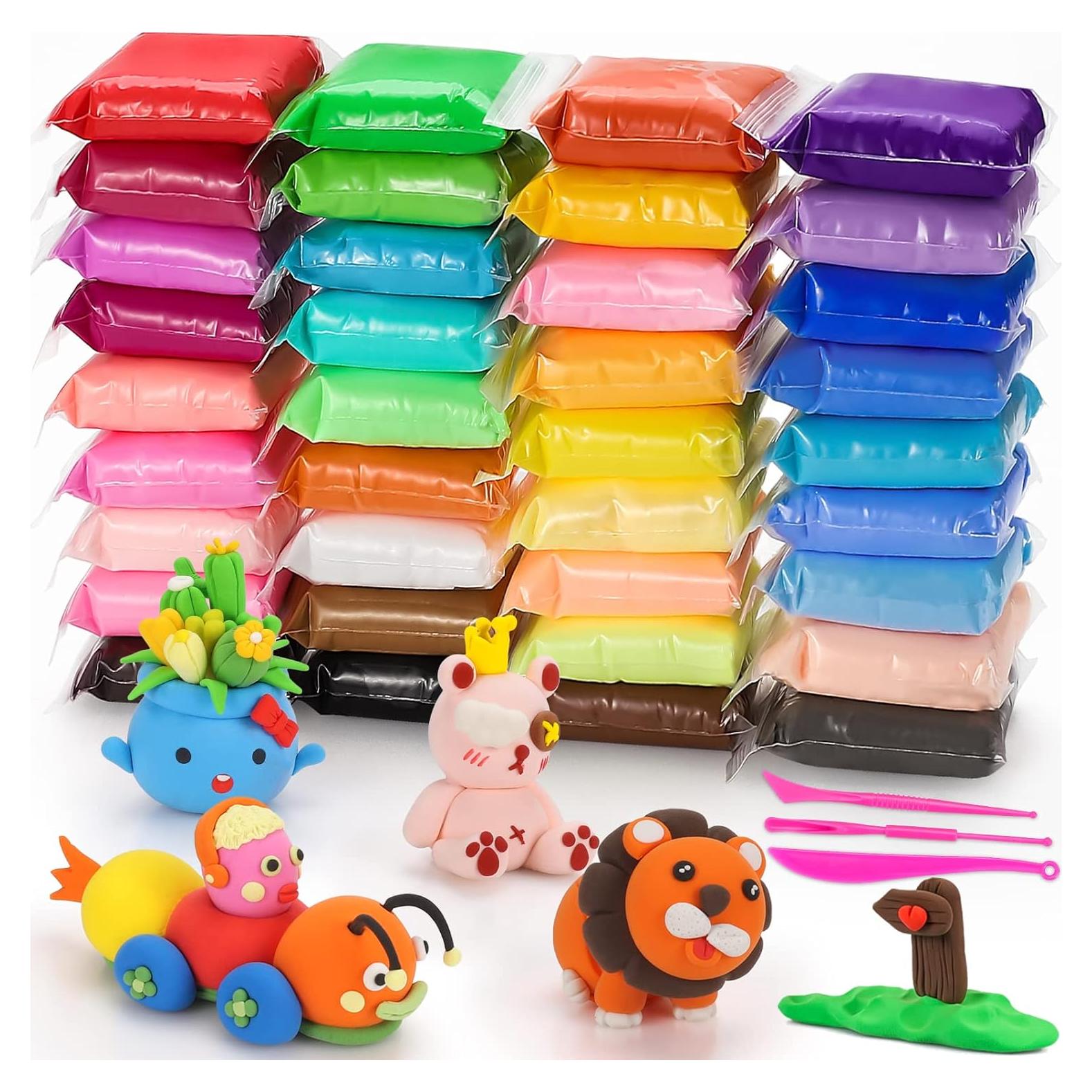 Kit de Arcilla para Modelar CiaraQ - 36 Colores No Tóxica