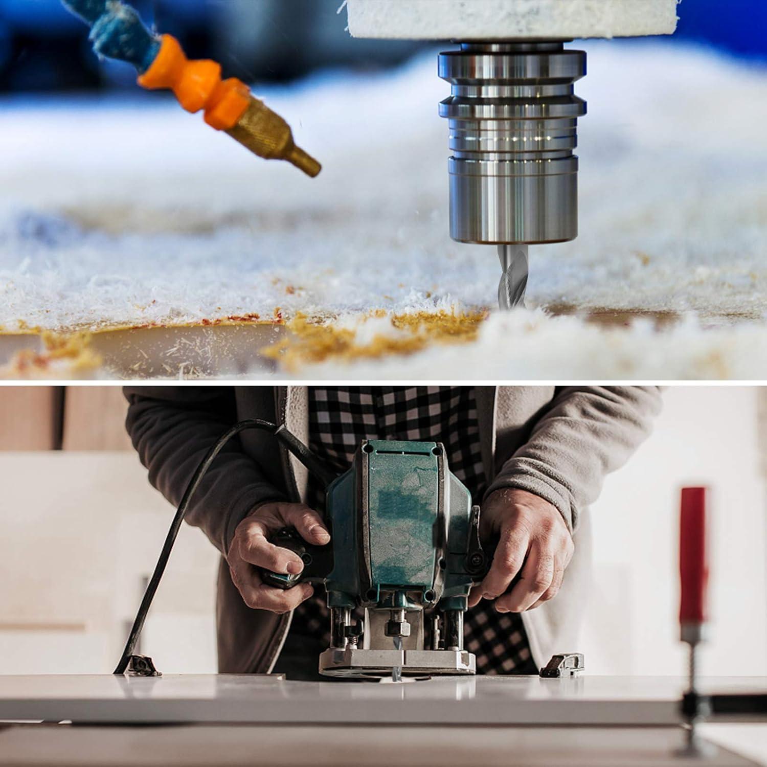 Fresa Espiral Upcut EANOSIC 1/2" 5,08cm Carburo 4"