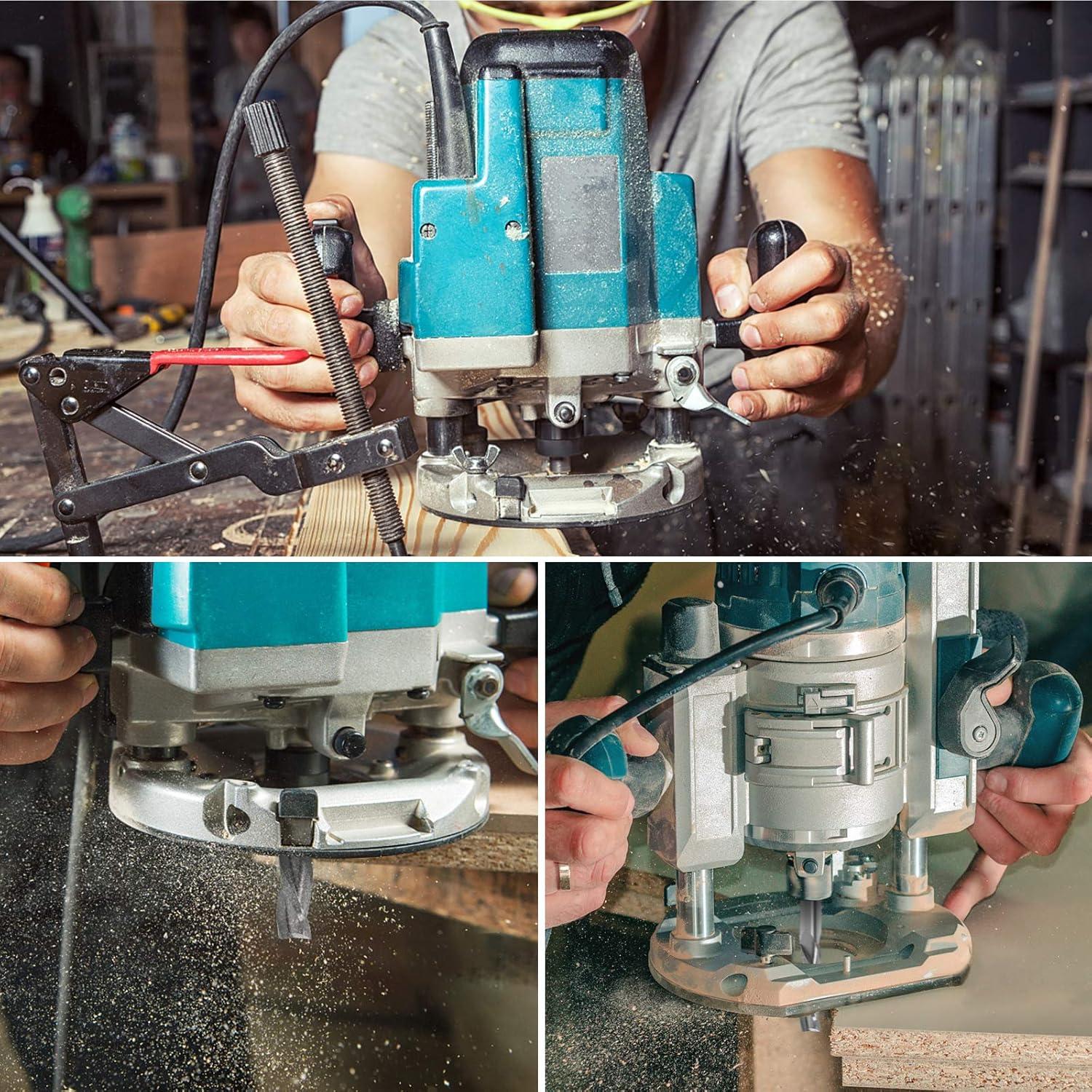 Fresa Espiral Upcut EANOSIC 1/2" 5,08cm Carburo 4"