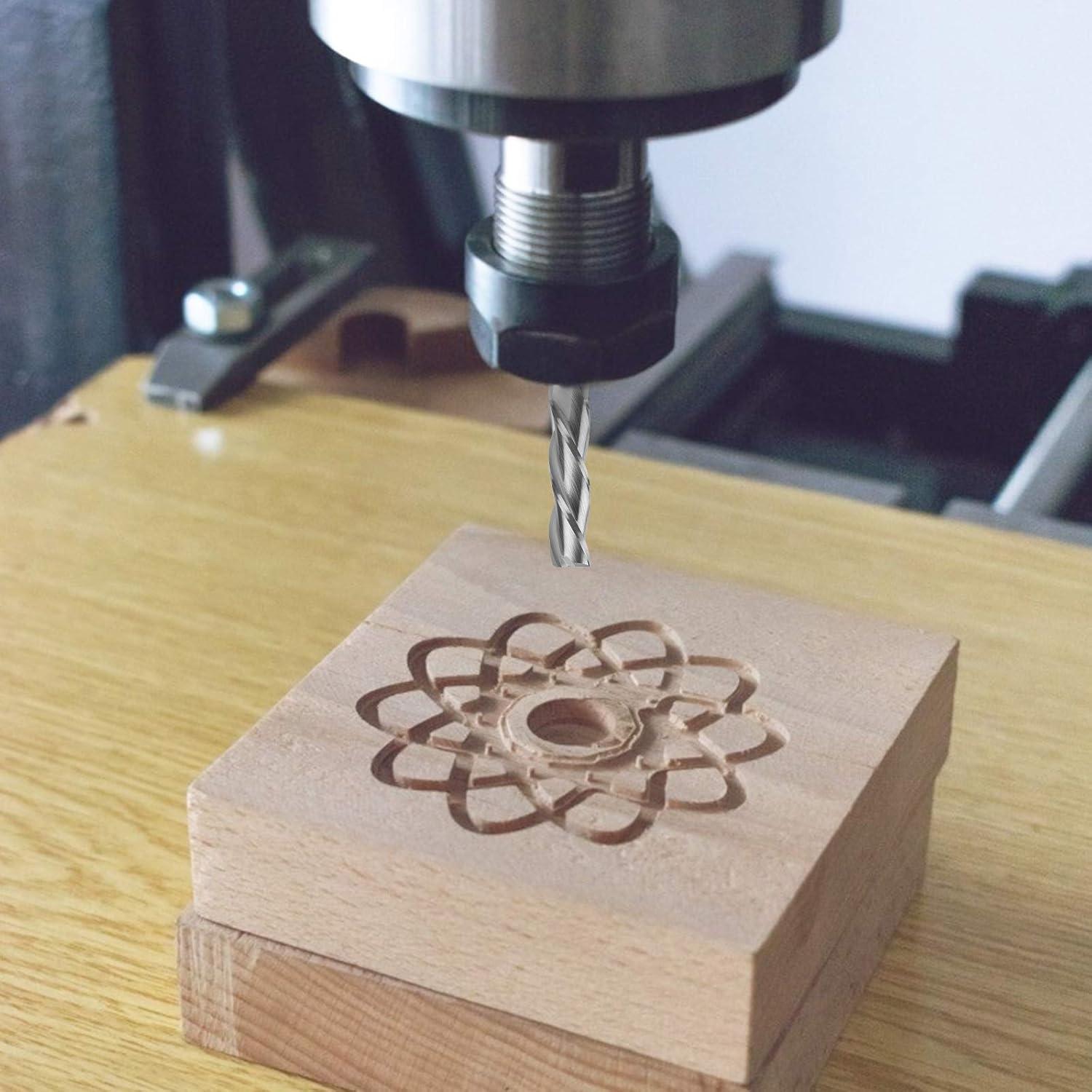 Fresa Espiral Upcut EANOSIC 1/2" 5,08cm Carburo 4"