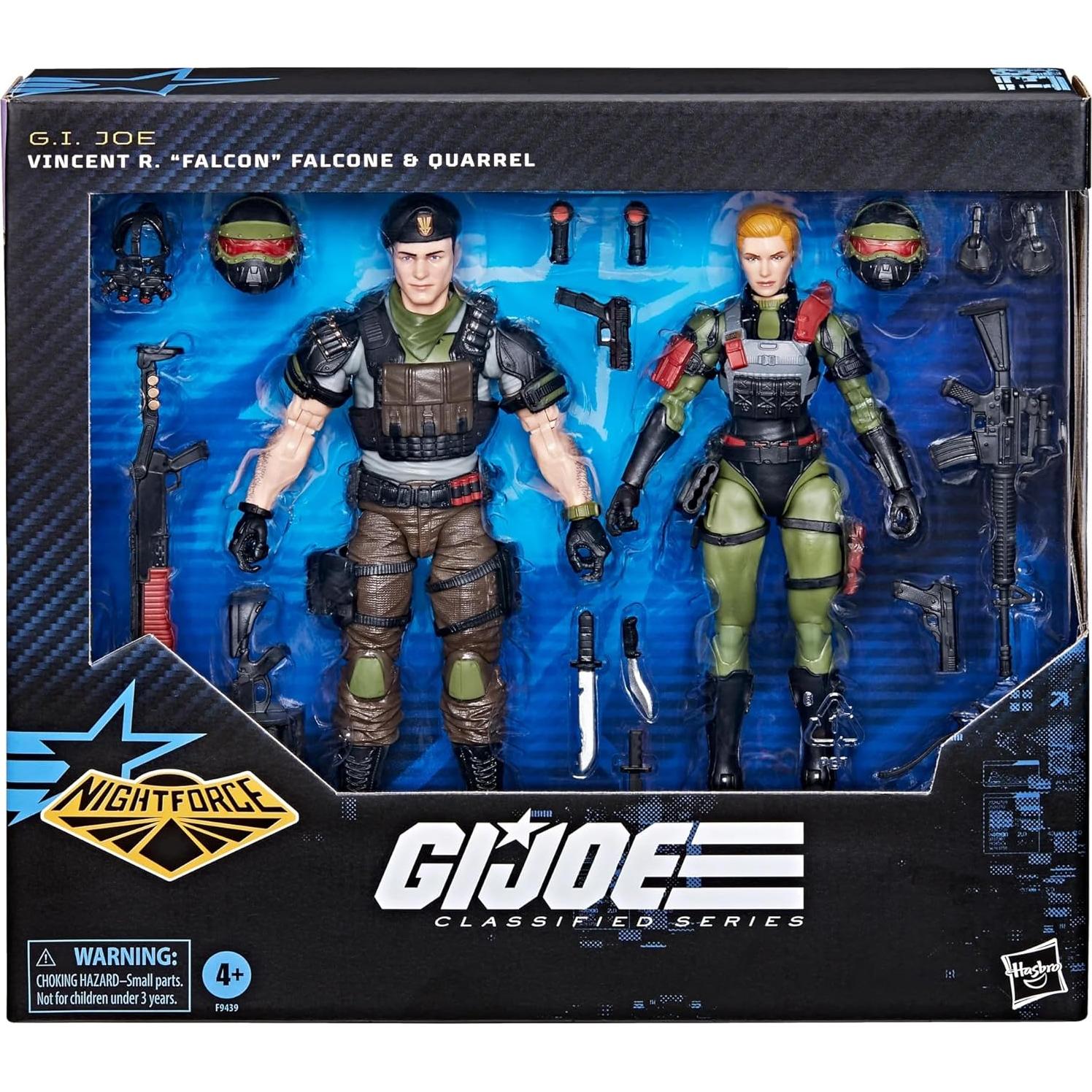 Figuras de Acción G.I. Joe Clasificado Falcon y Quarrel 15 cm
