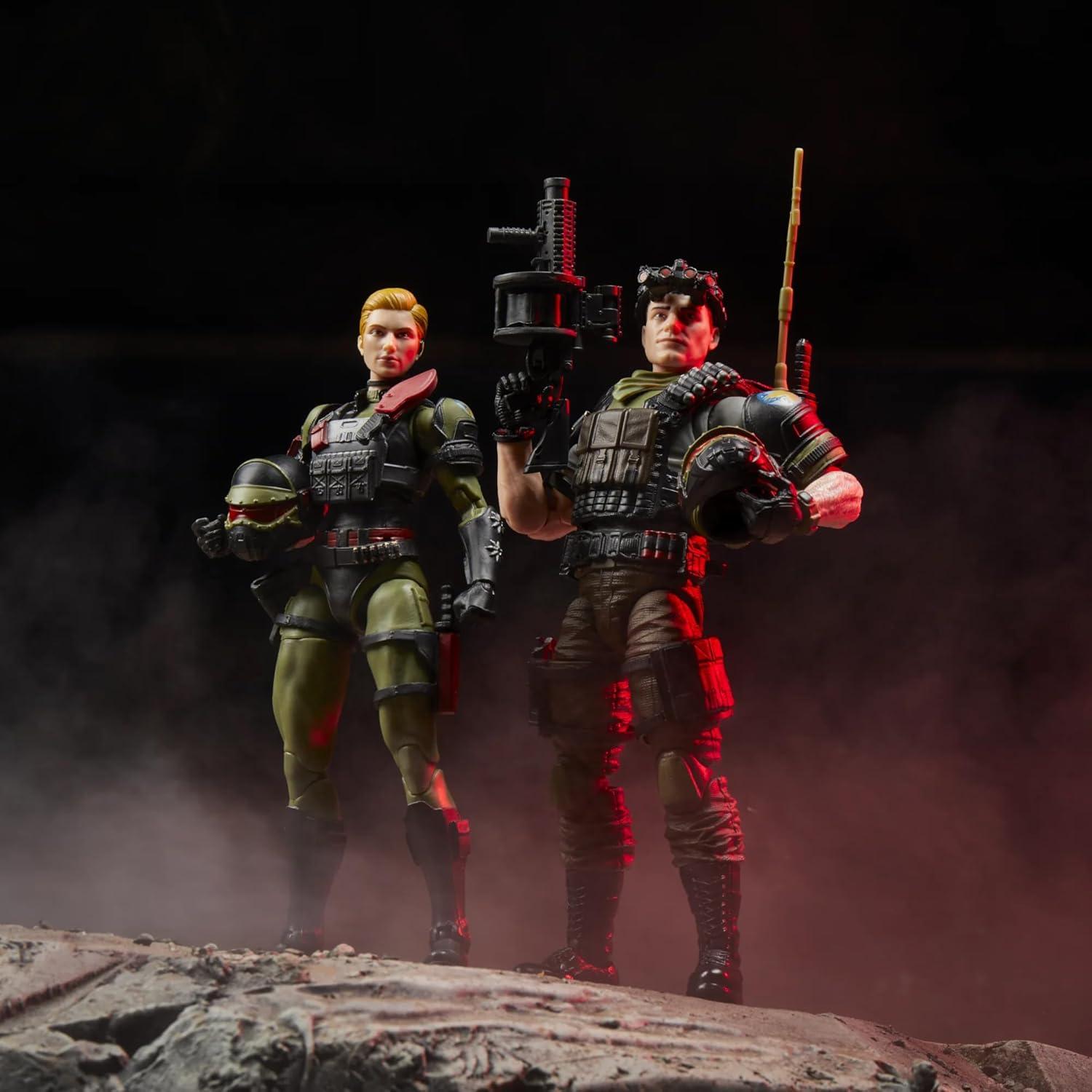 Figuras de Acción G.I. Joe Clasificado Falcon y Quarrel 15 cm