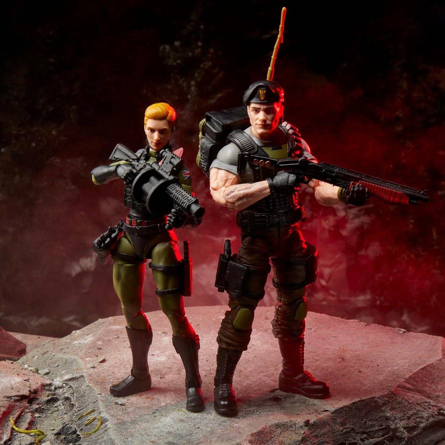Figuras de Acción G.I. Joe Clasificado Falcon y Quarrel 15 cm