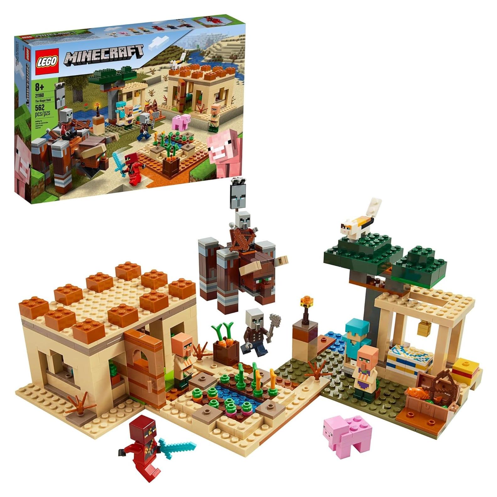 LEGO Minecraft Incursión de Illager 21160 - 562 Piezas