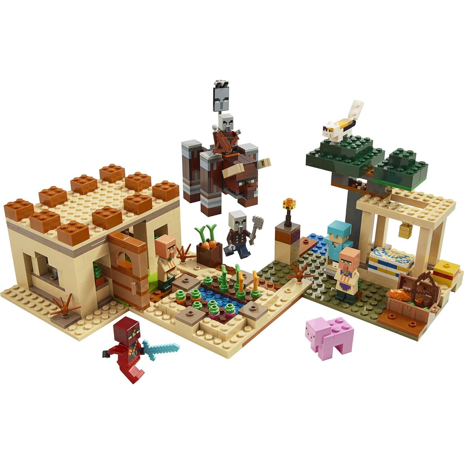 LEGO Minecraft Incursión de Illager 21160 - 562 Piezas