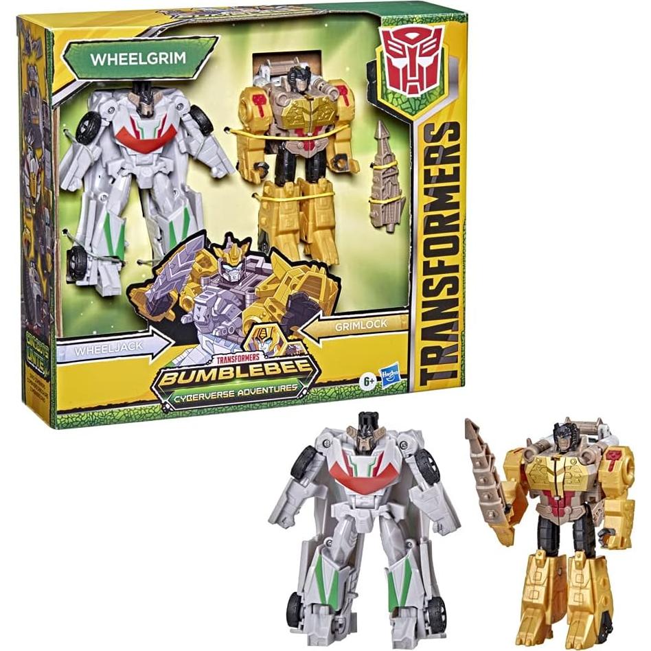 Transformers Hasbro Wheelgrim 2-Pack Figuras Dinobots 17,78 cm