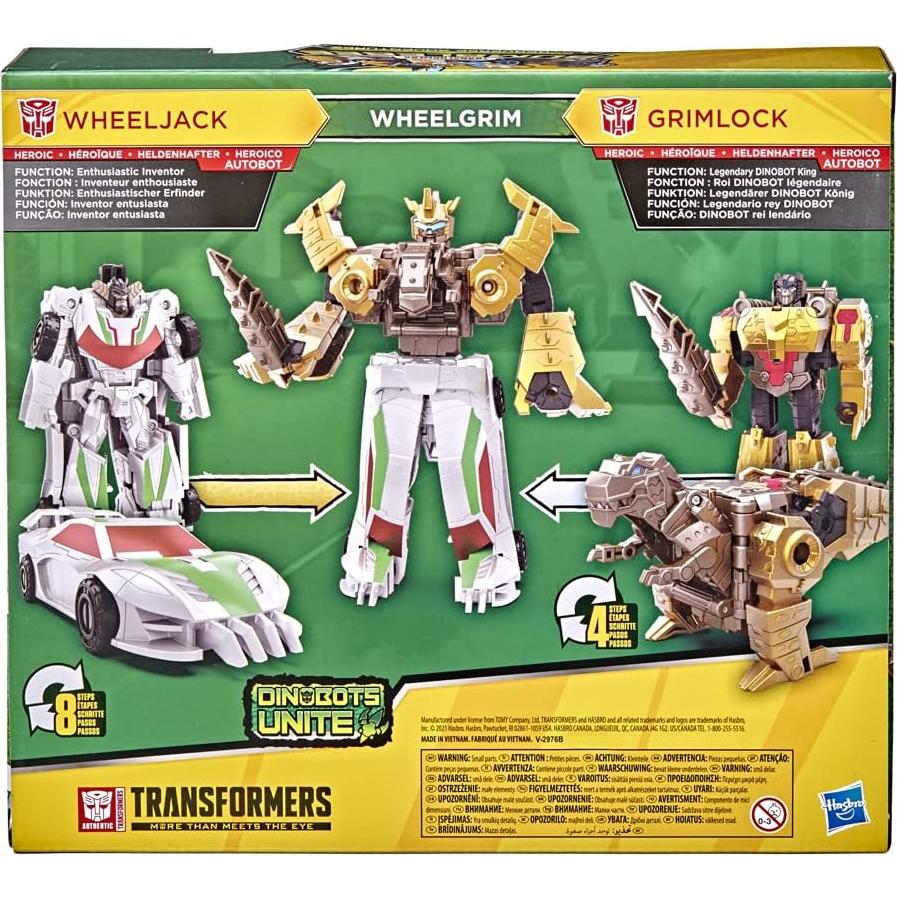 Transformers Hasbro Wheelgrim 2-Pack Figuras Dinobots 17,78 cm