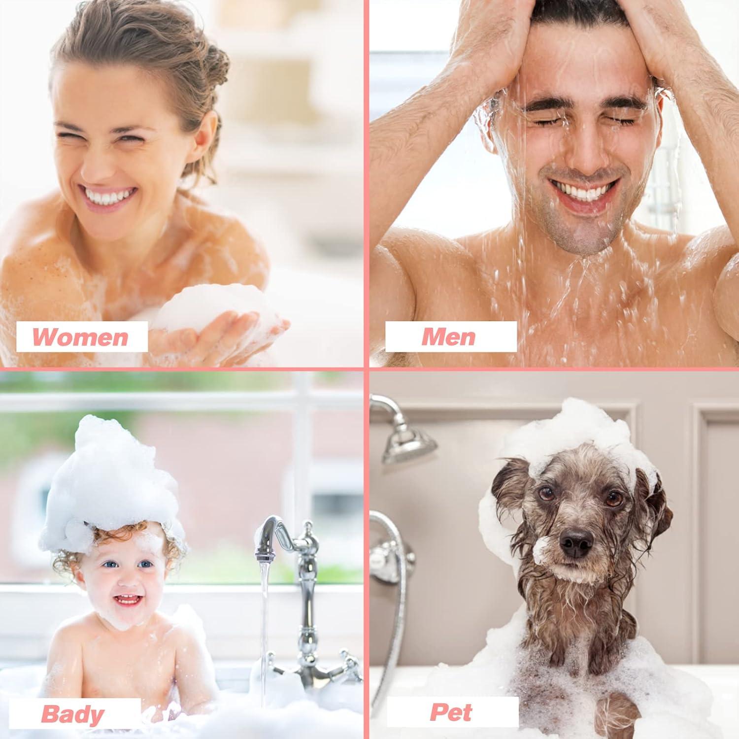 Esponja Corporal de Silicona YEALIFE Negra, Exfoliante Suave