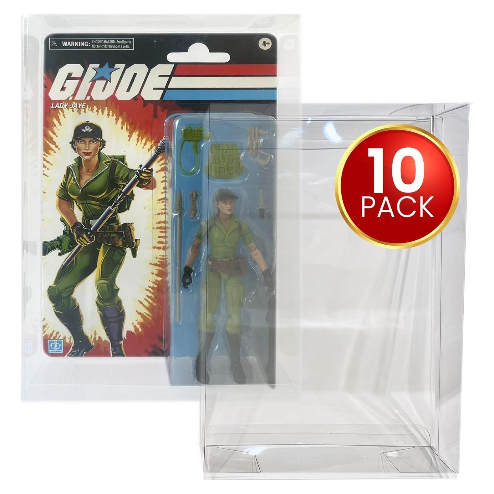 Funda Protectora EVORETRO para Figuras G.I. Joe - Paquete 10
