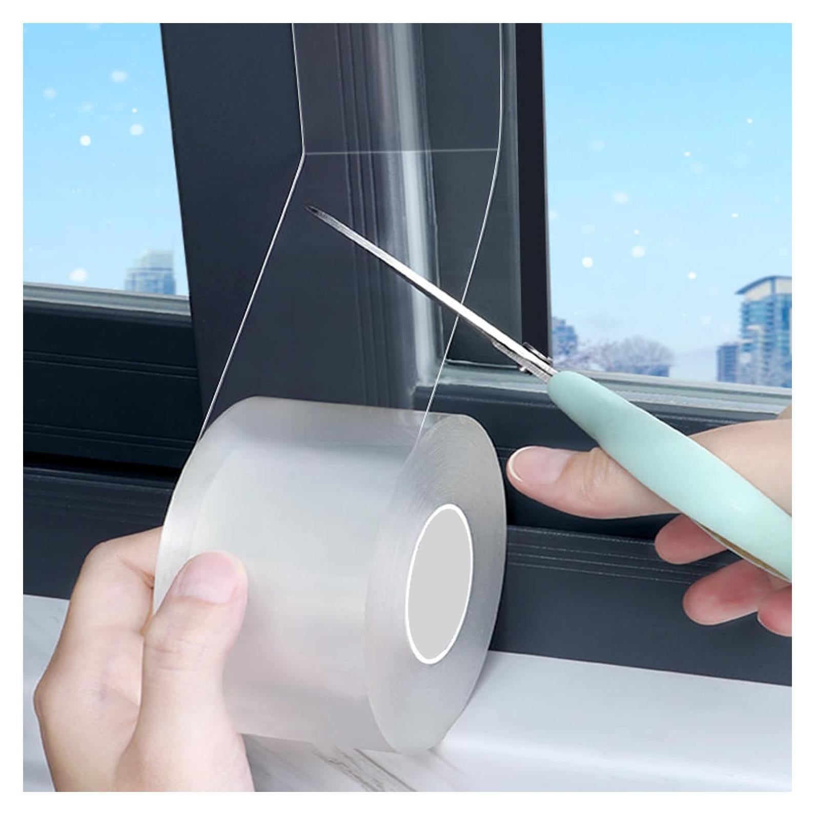 Cinta de Sellado de Ventanas Qoqooice 5 cm x 5 m Transparente