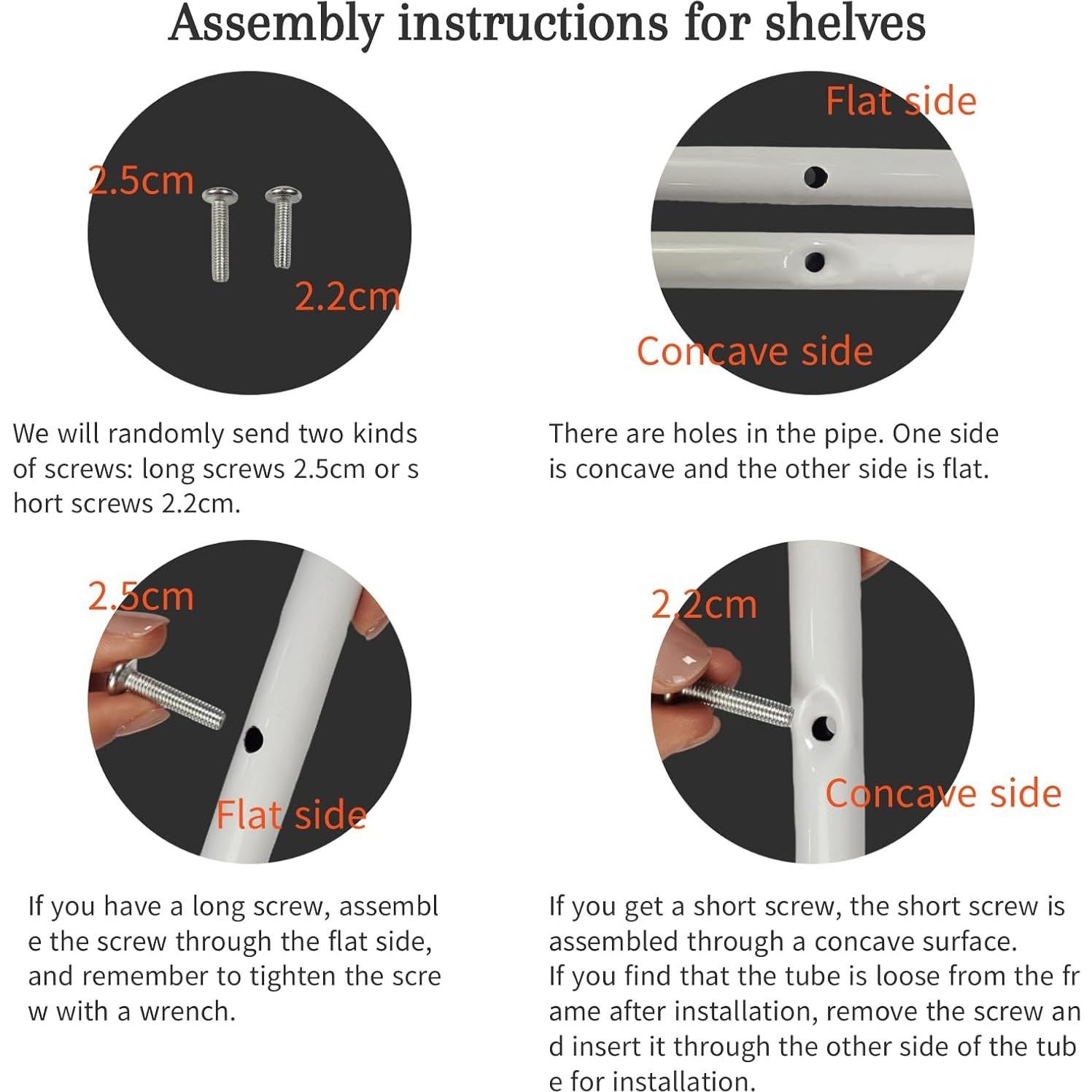 Carro de Utilidad Móvil Ufriandz 3 Niveles Negro con Ruedas