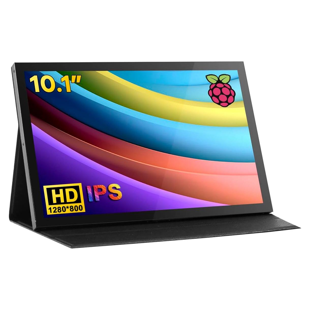 Monitor táctil LCD IPS 10.1" Hosyond 1280x800 HDMI Raspberry Pi