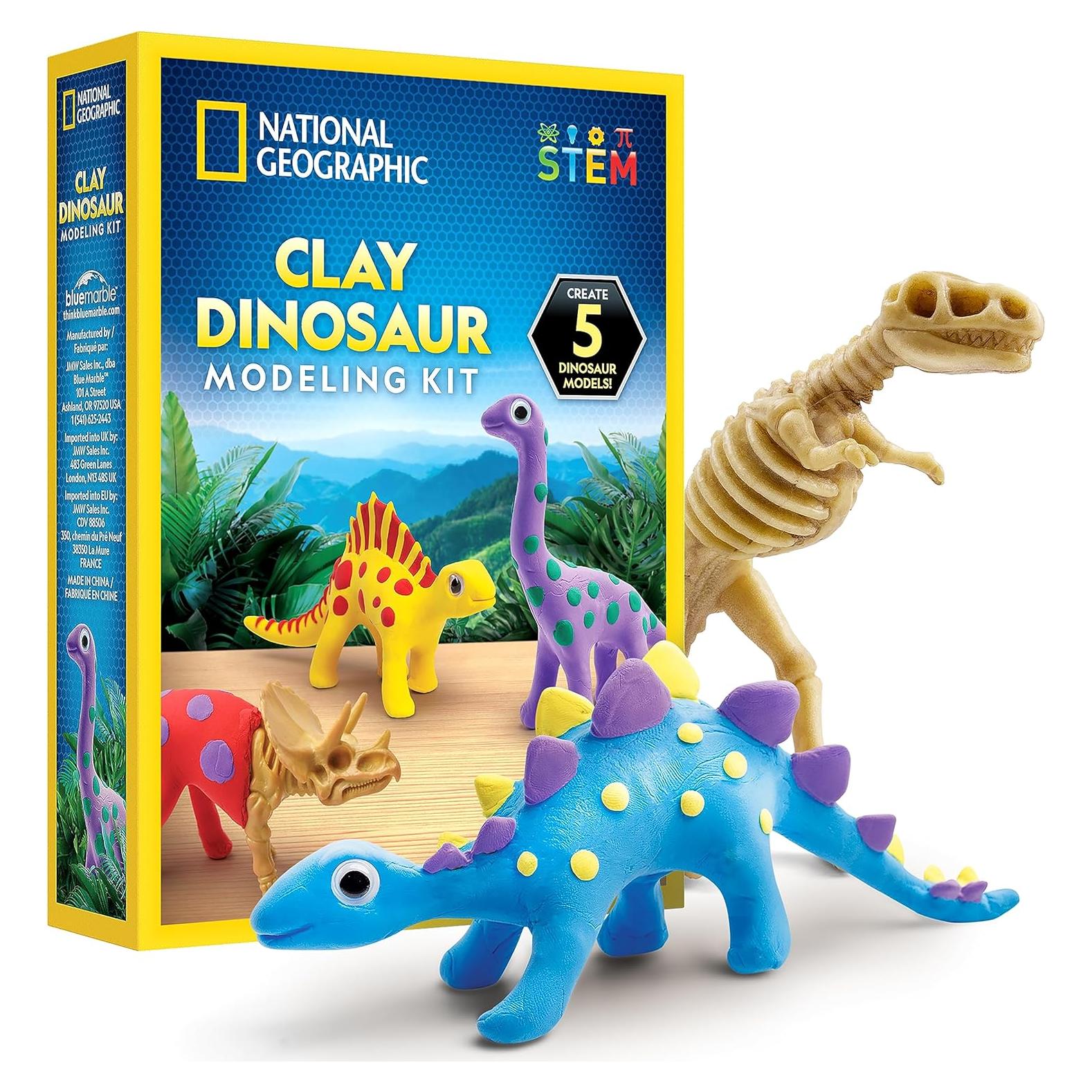 Kit de Arcilla para Modelar Dinosaurios National Geographic