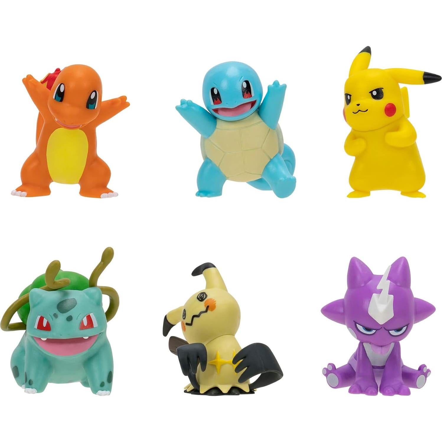 Paquete de Figuras de Batalla Pokémon 6 Pack - Jazwares