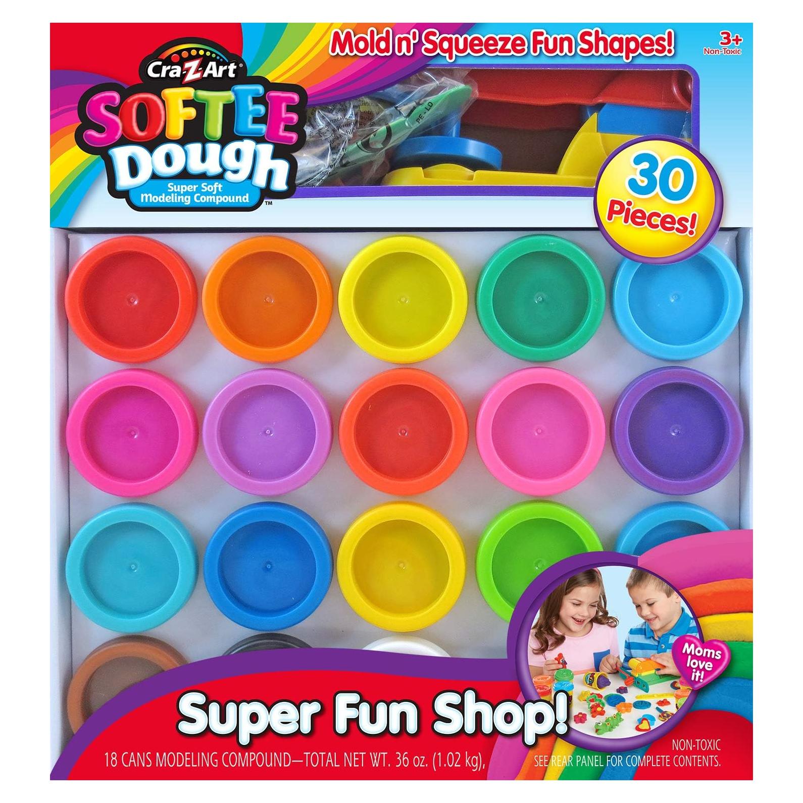 Set de Masa Softee Cra-Z-Art Arcoíris 30 Piezas