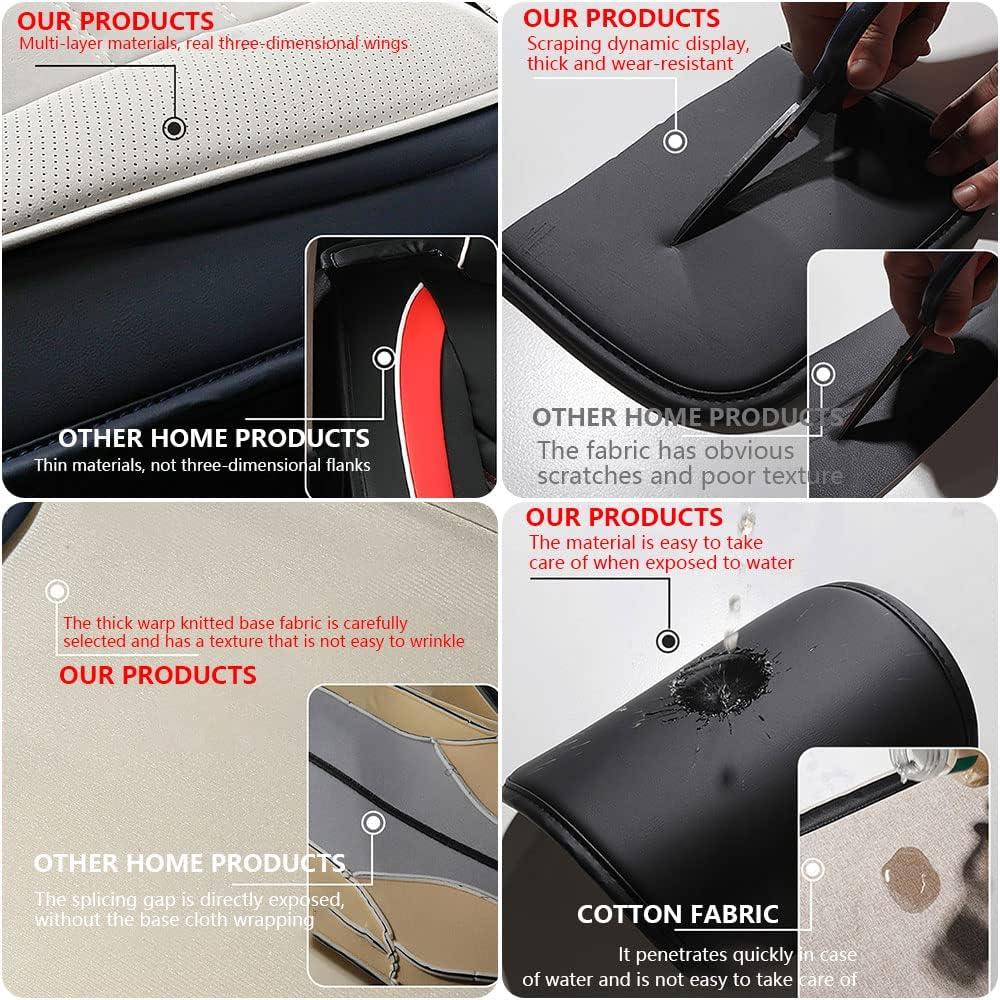 Fundas de Asiento Toyota Tacoma 2005-2025 Iceleather Negro y Rojo