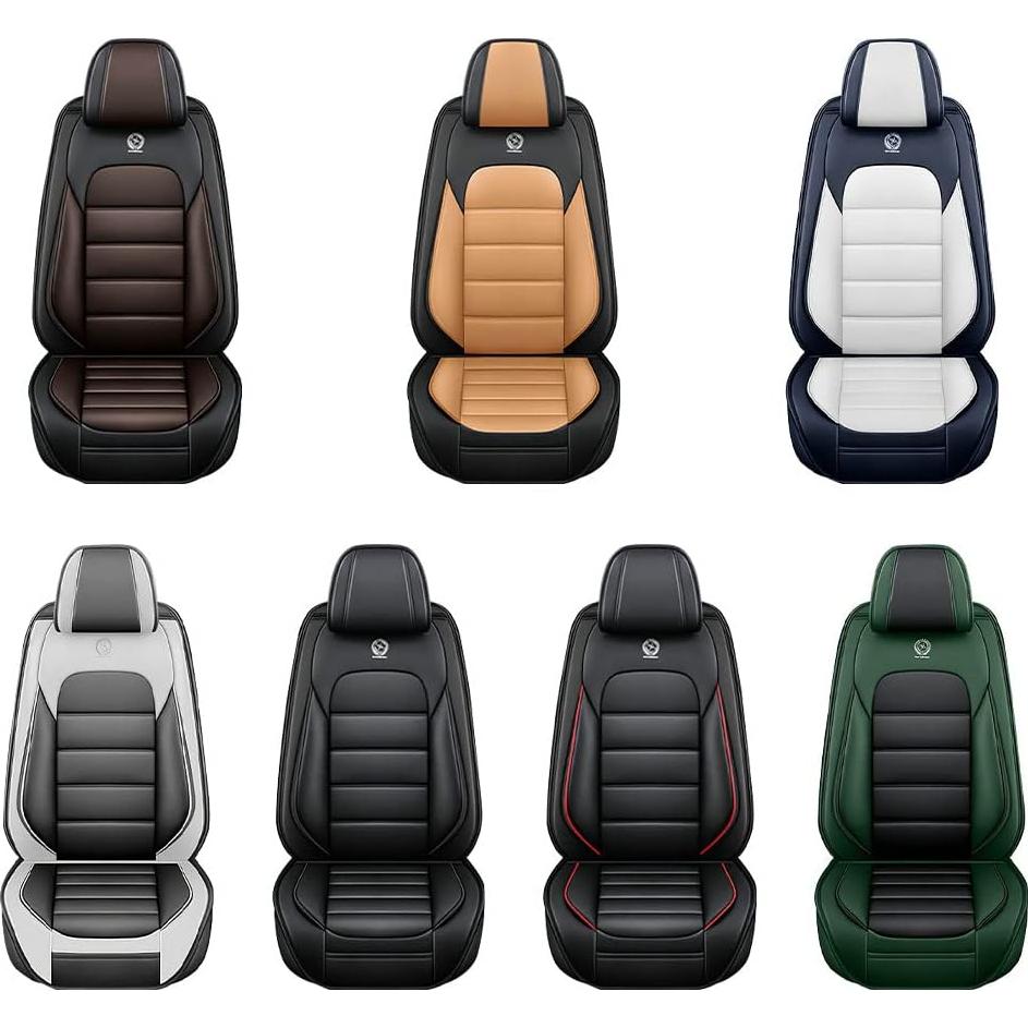 Fundas de Asiento Toyota Tacoma 2005-2025 Iceleather Negro y Rojo