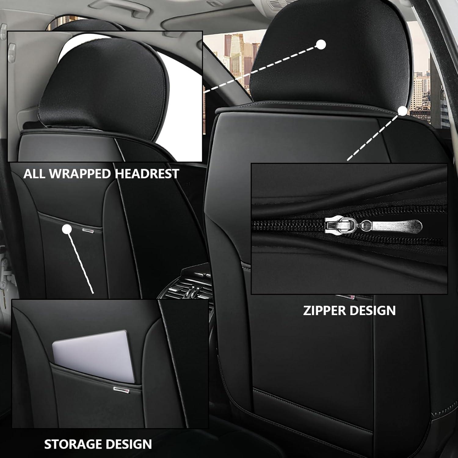 Fundas de Asiento de Lujo Iceleather para Toyota Tacoma 2005-2025