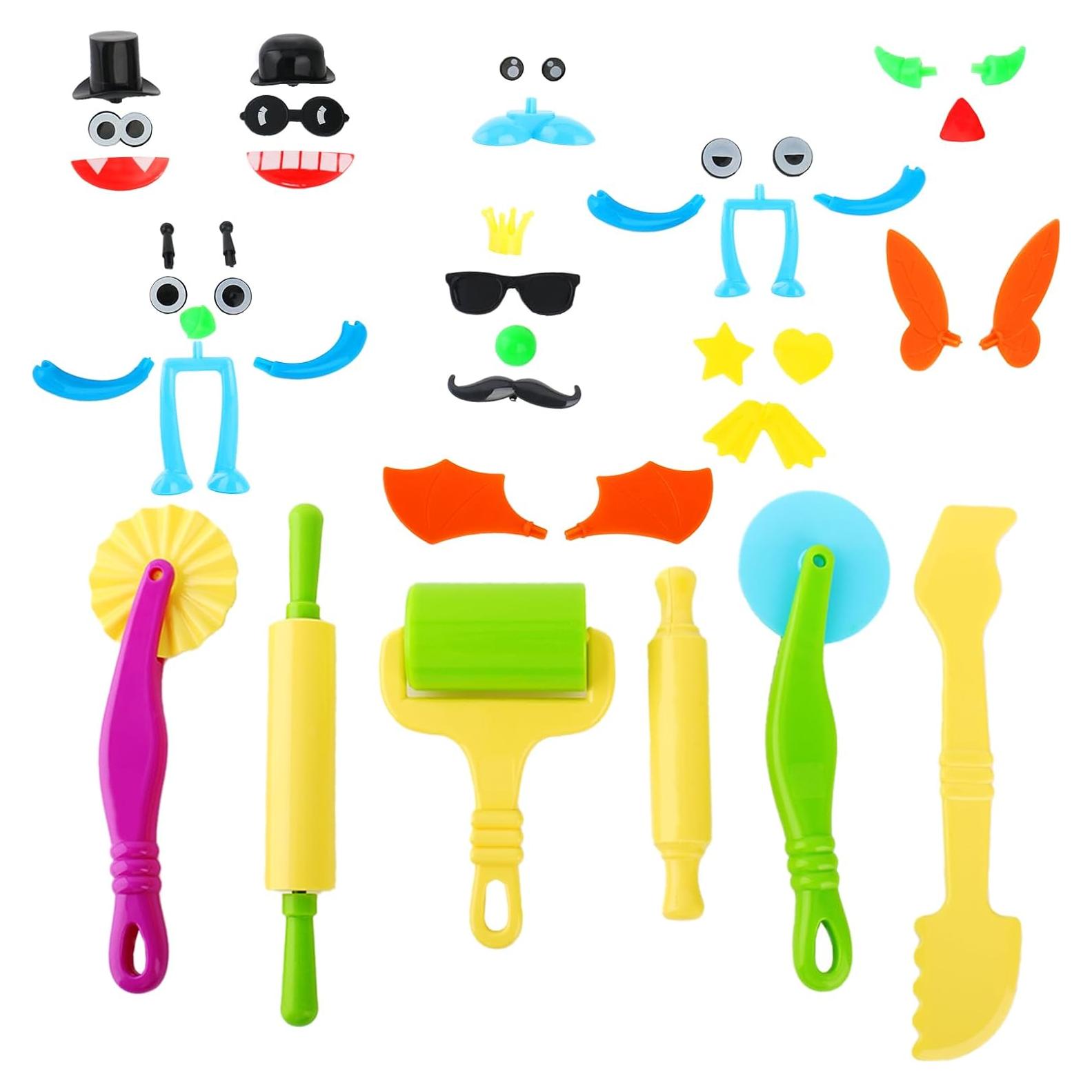 Juego de Herramientas de Arcilla Inxens 43 Pzs para Niños 2-4 Años