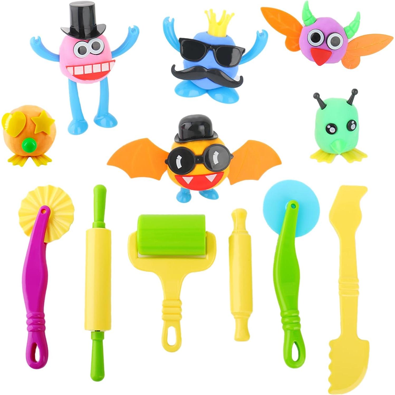 Juego de Herramientas de Arcilla Inxens 43 Pzs para Niños 2-4 Años