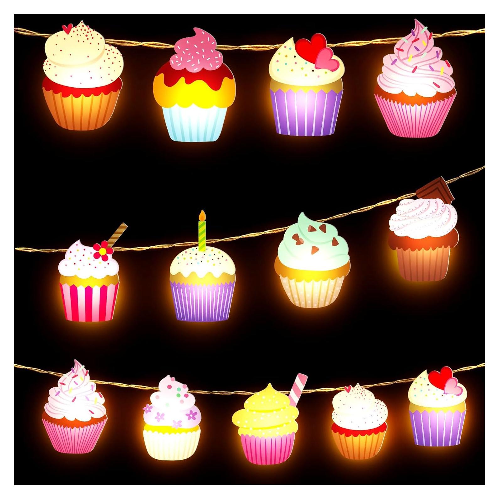 Luces de Cuerda LED VIHOSE 20 Pasteles 3 m Batería Decoración