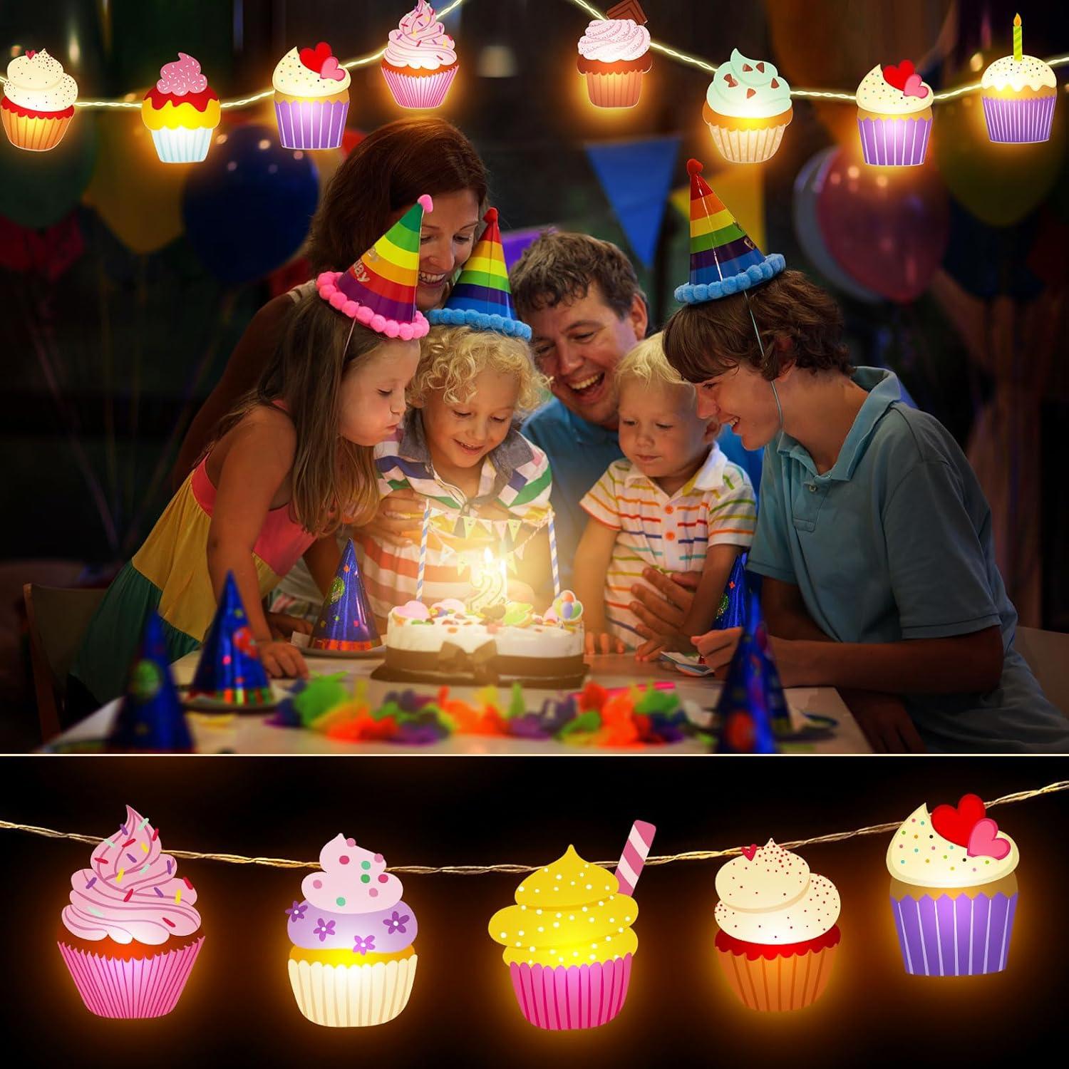 Luces de Cuerda LED VIHOSE 20 Pasteles 3 m Batería Decoración