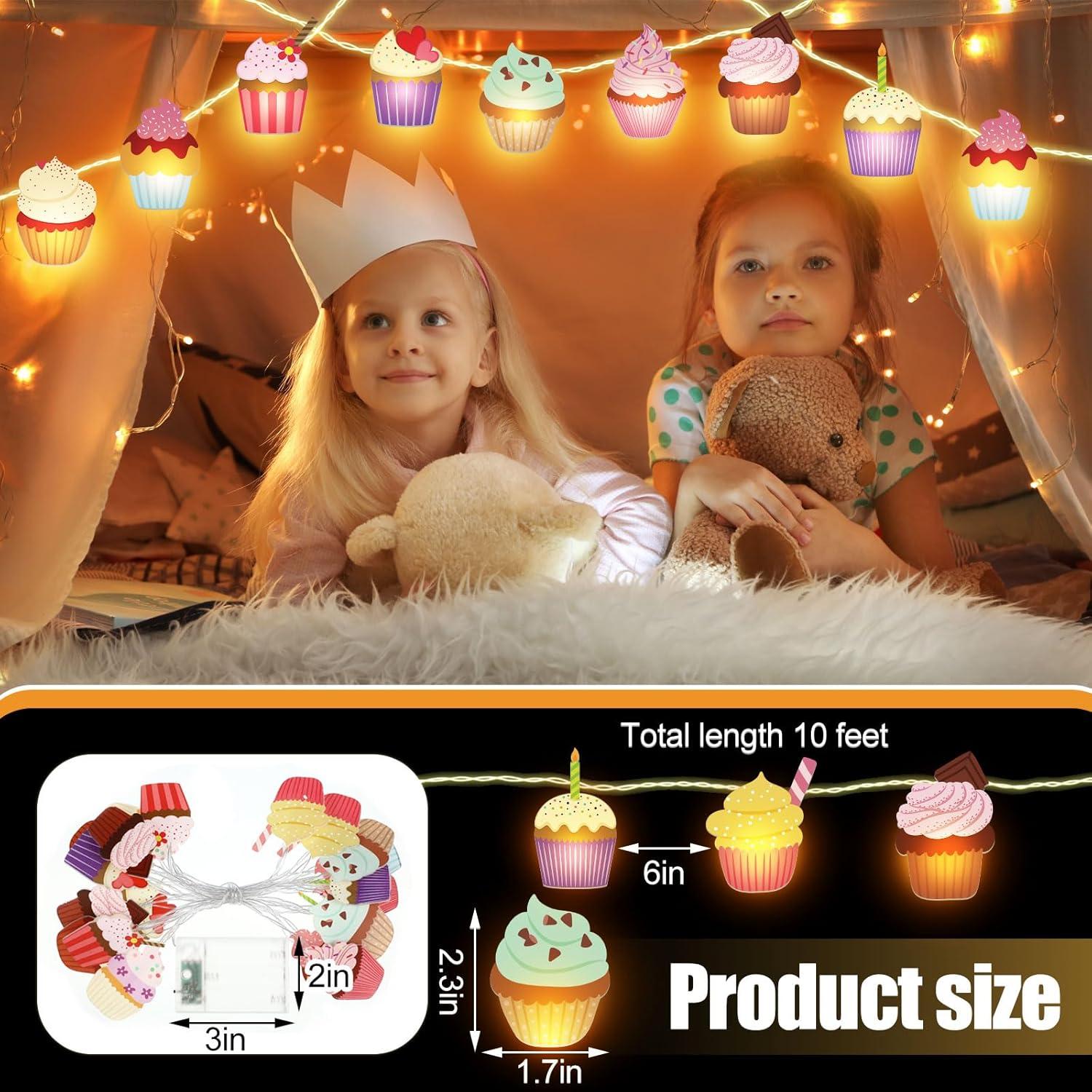 Luces de Cuerda LED VIHOSE 20 Pasteles 3 m Batería Decoración