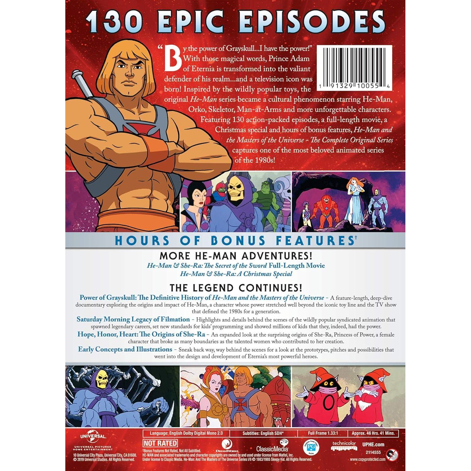 He-Man y los Masters del Universo Completo en DVD